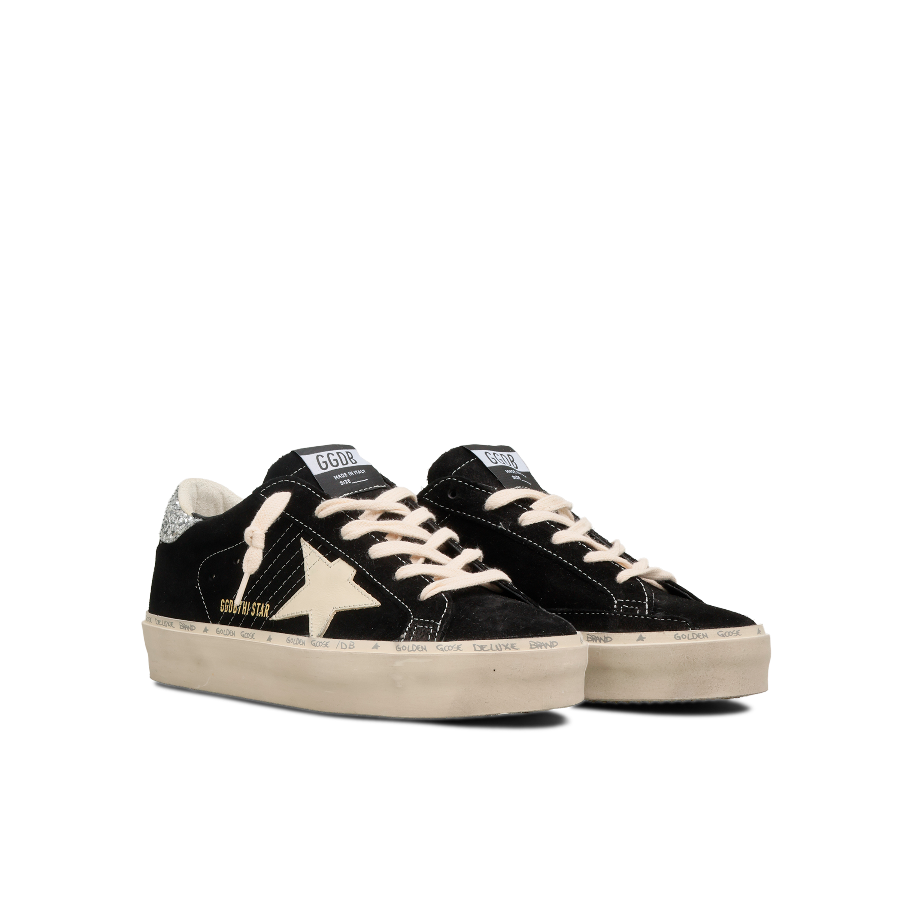 Sneakers Negros Golden Goose Hi Star Suede