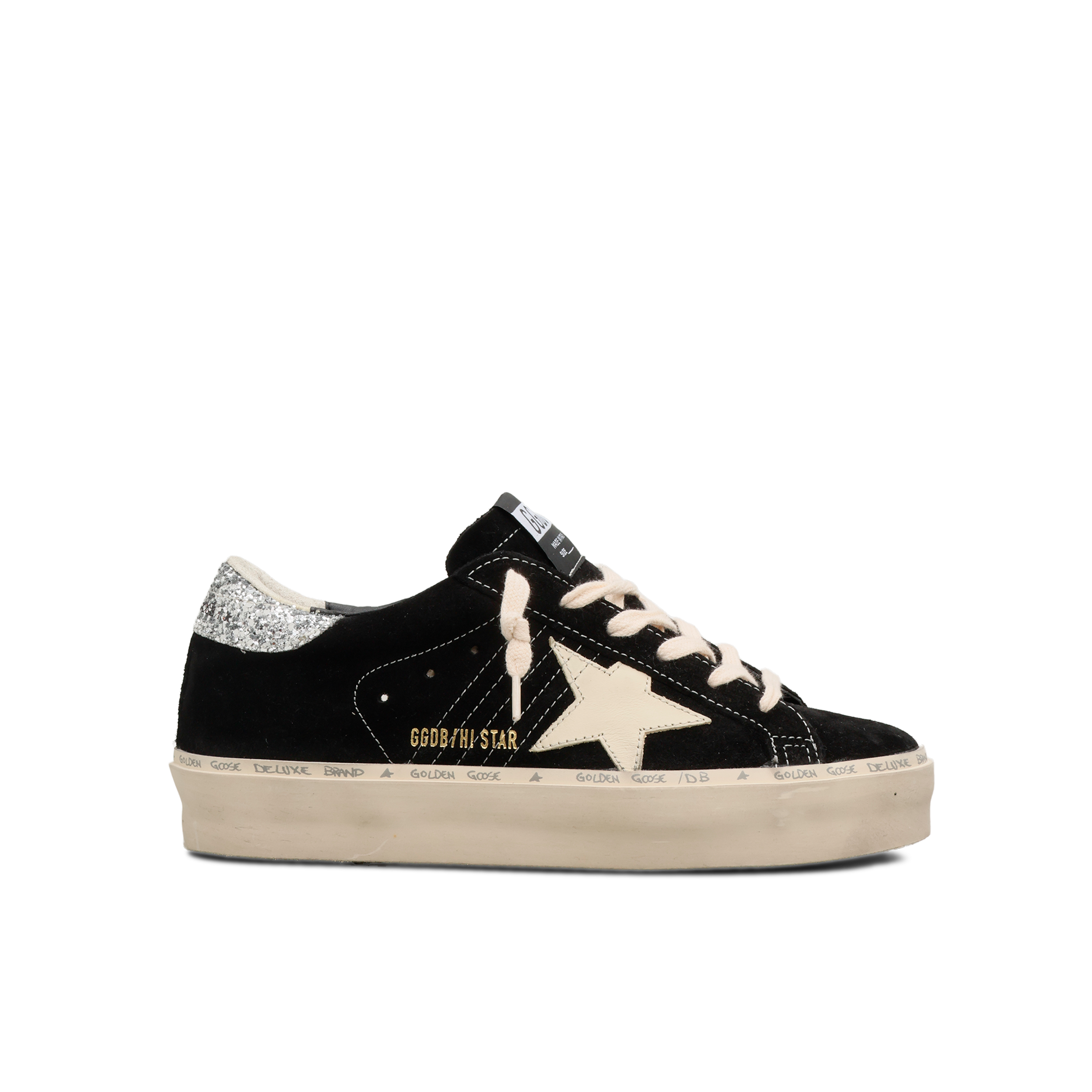 Sneakers Negros Golden Goose Hi Star Suede
