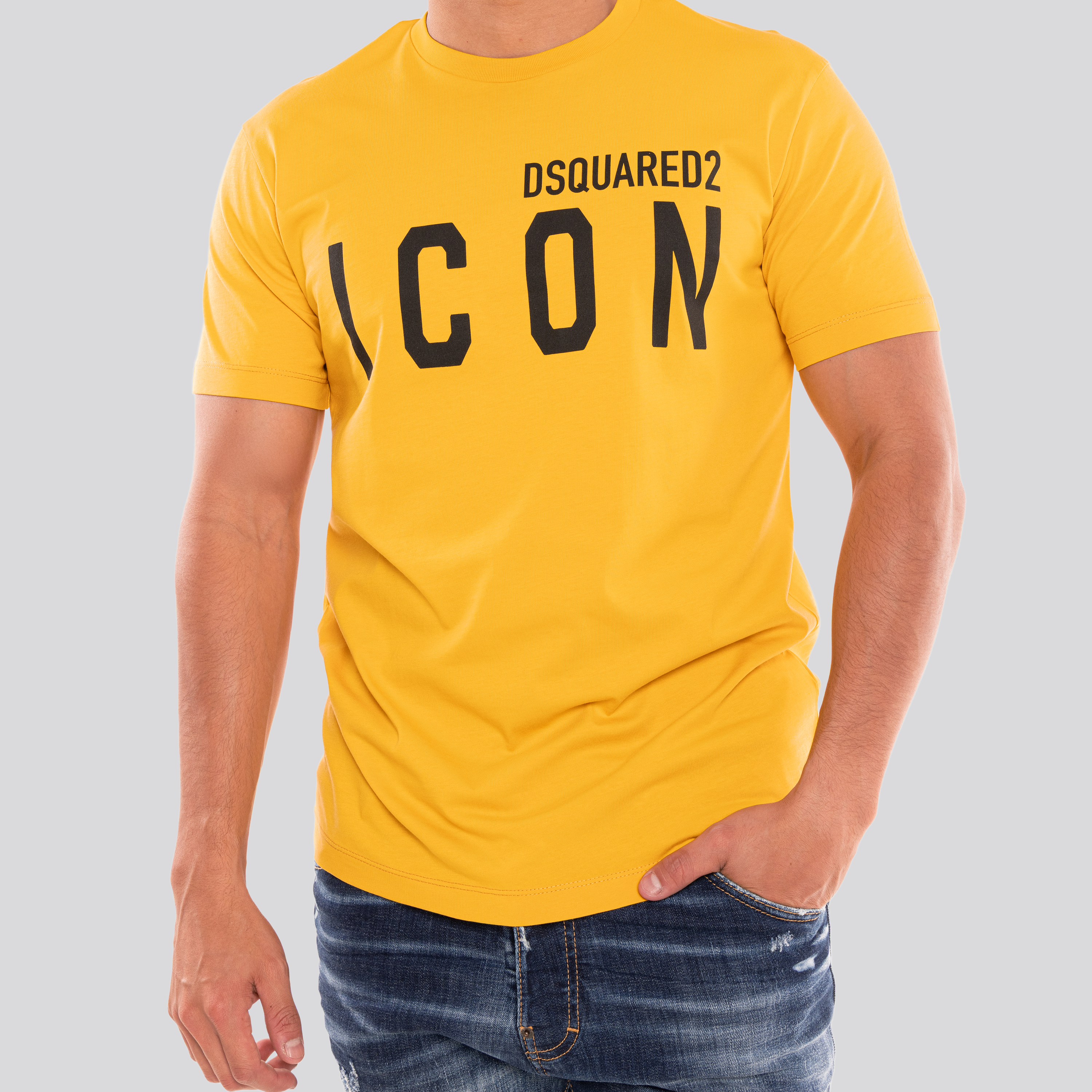 Camiseta Amarillo Dsquared2 Icon