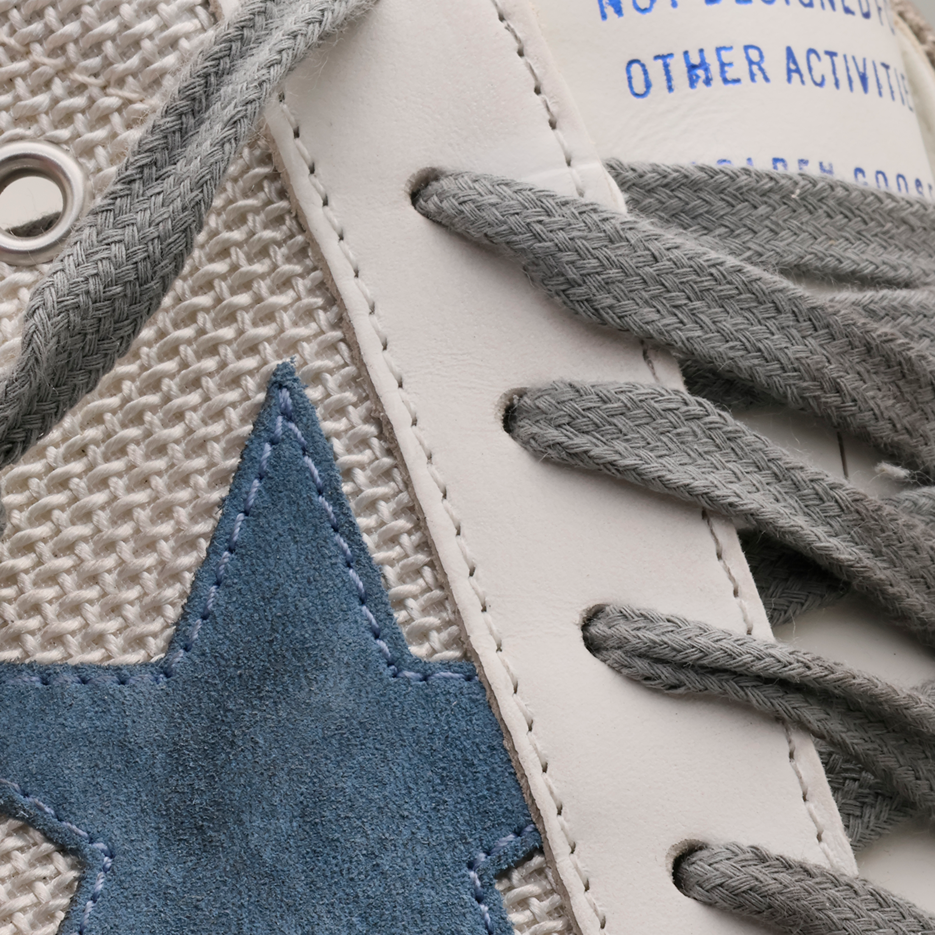 Sneakers Gris Golden Goose Super-Star Net