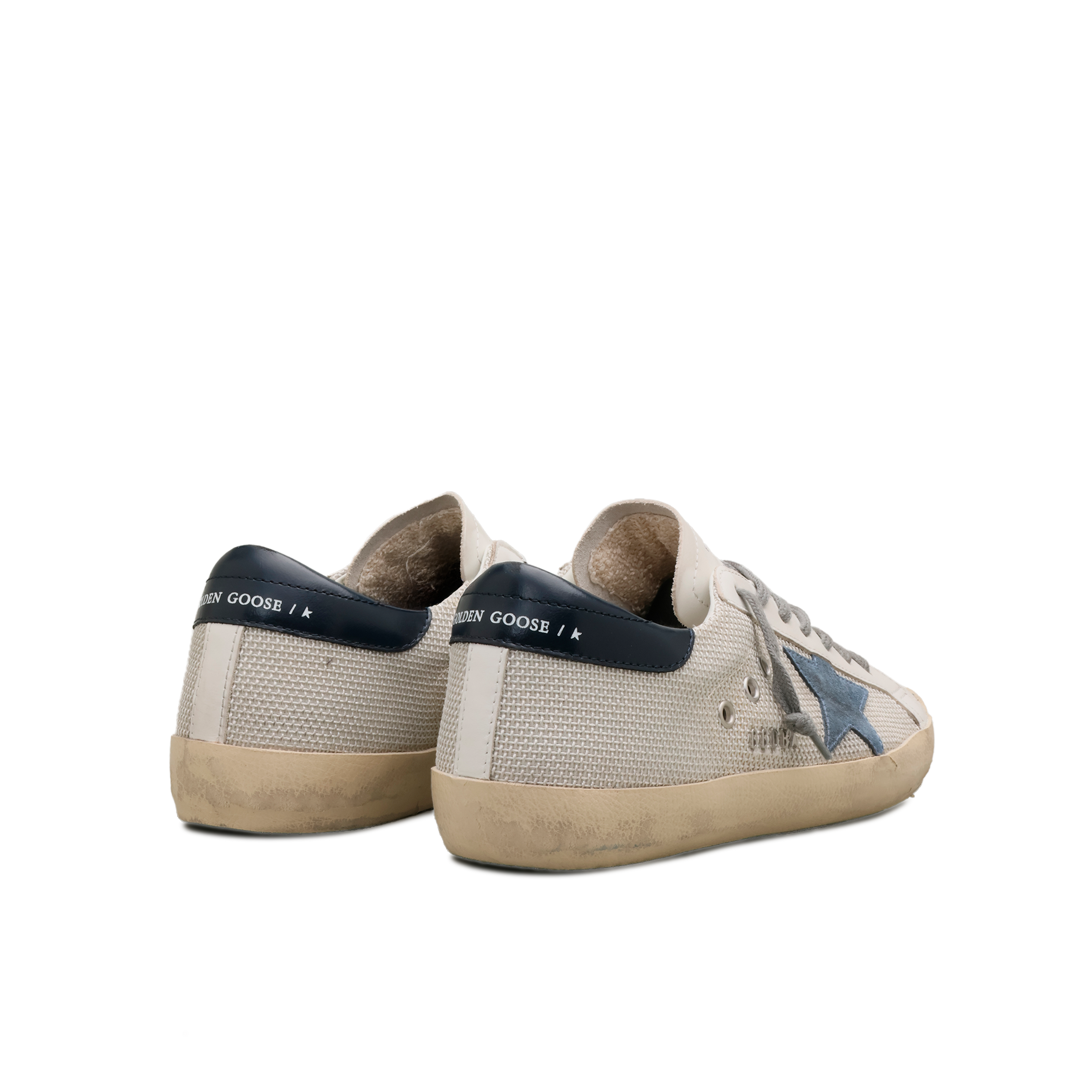 Sneakers Gris Golden Goose Super-Star Net