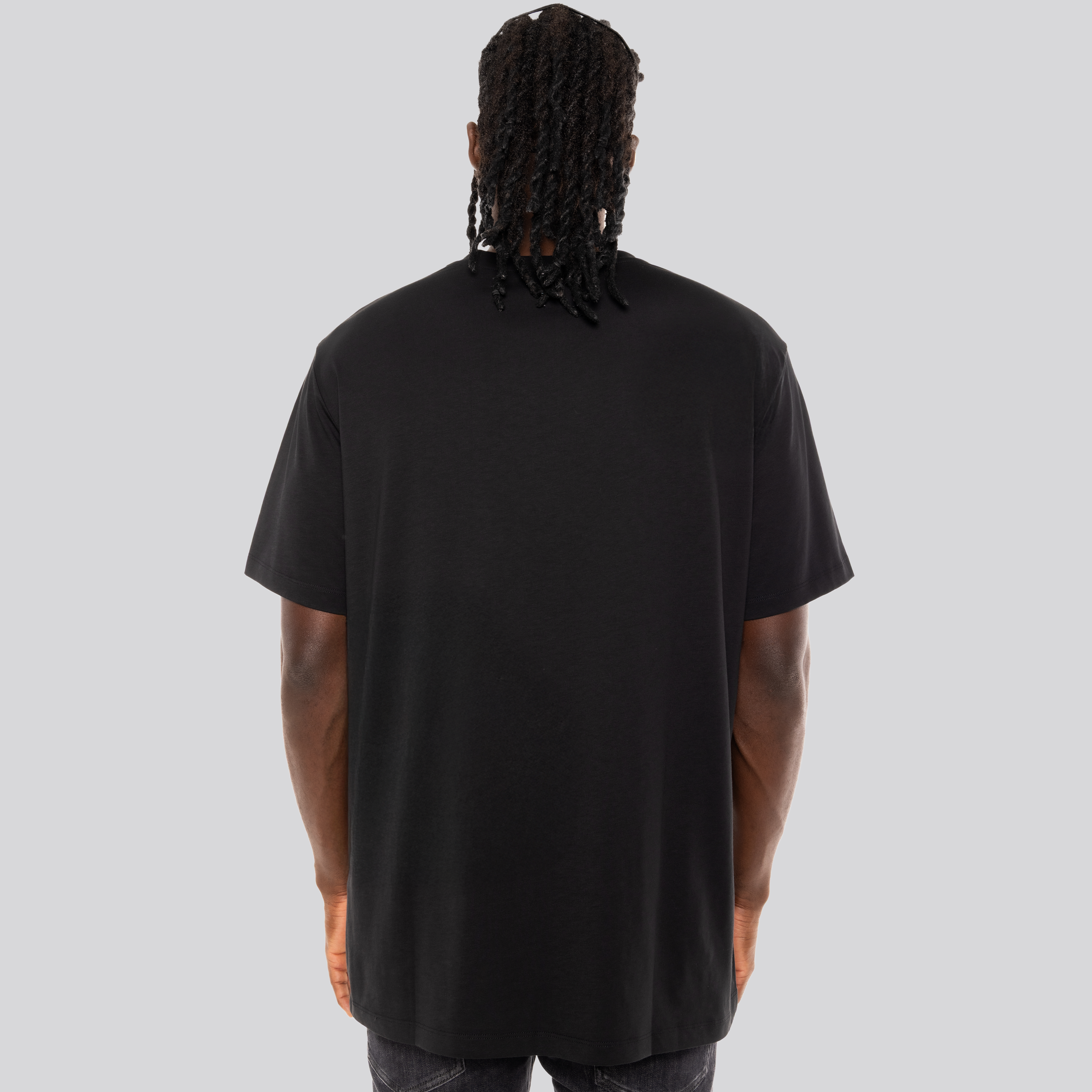 Camiseta Negra Balmain Flock & Foil