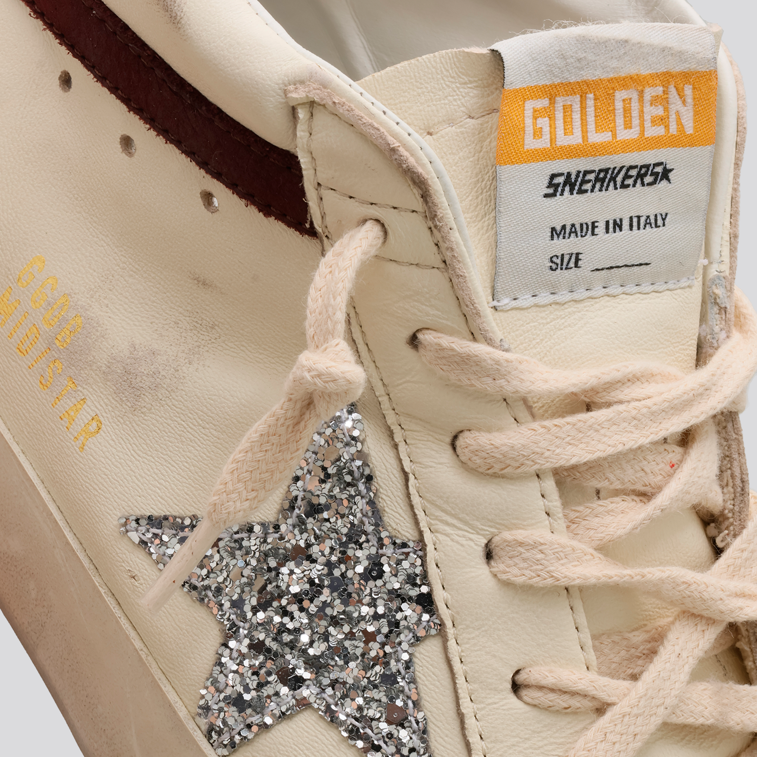 Sneakers Blancos Golden Goose Mid Glitter Star