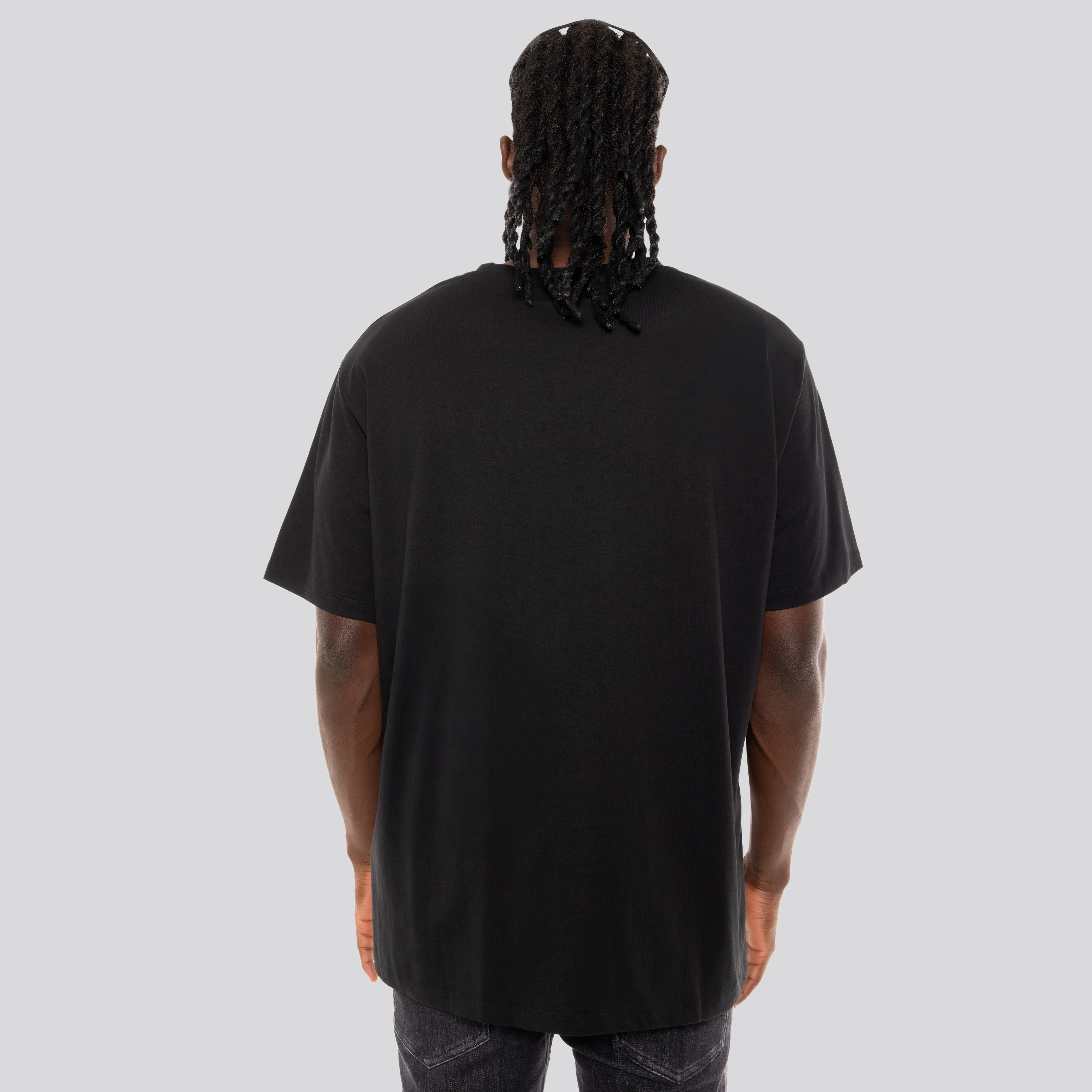Camiseta Negra Balmain Laminato