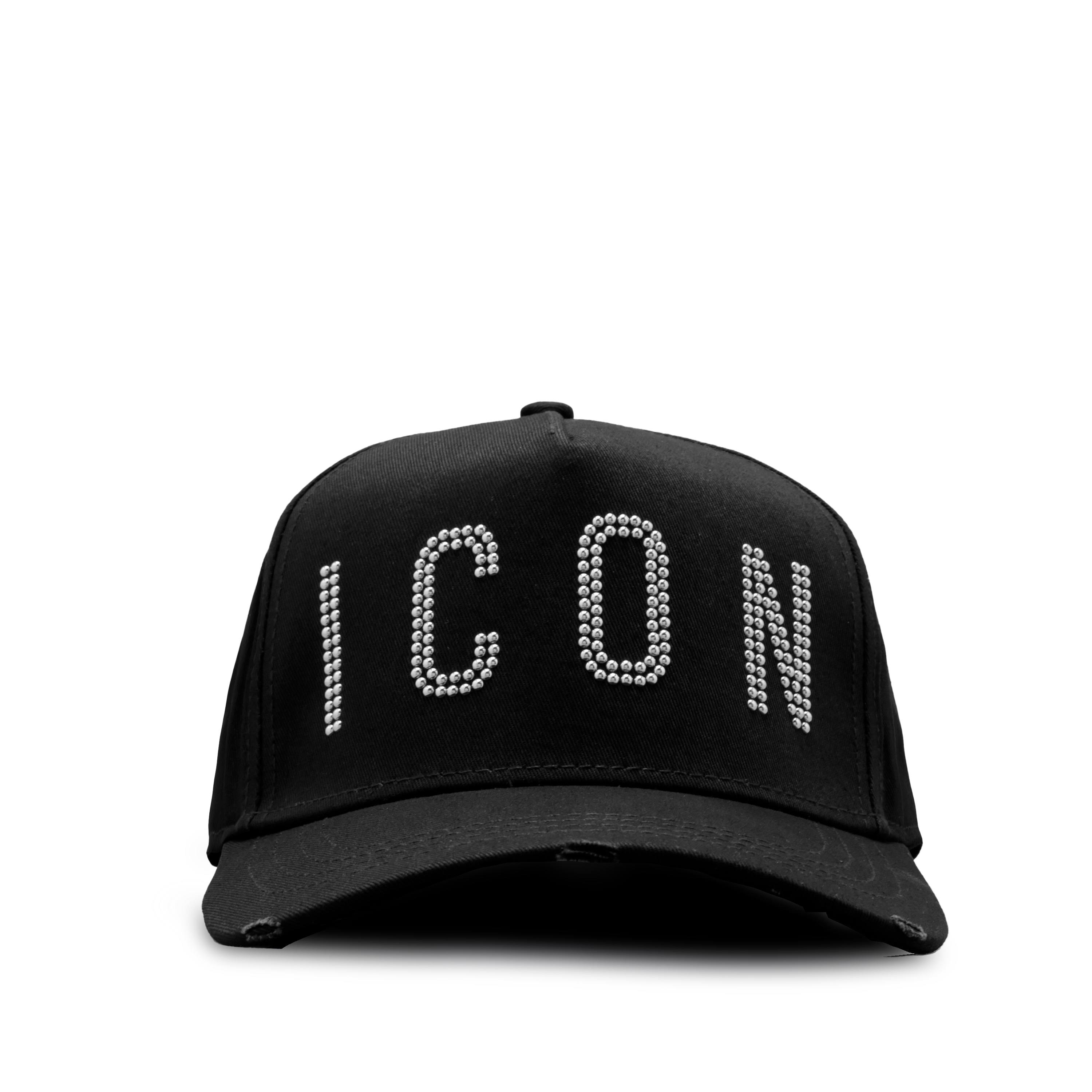 Gorra Negra Dsquared2 Studs