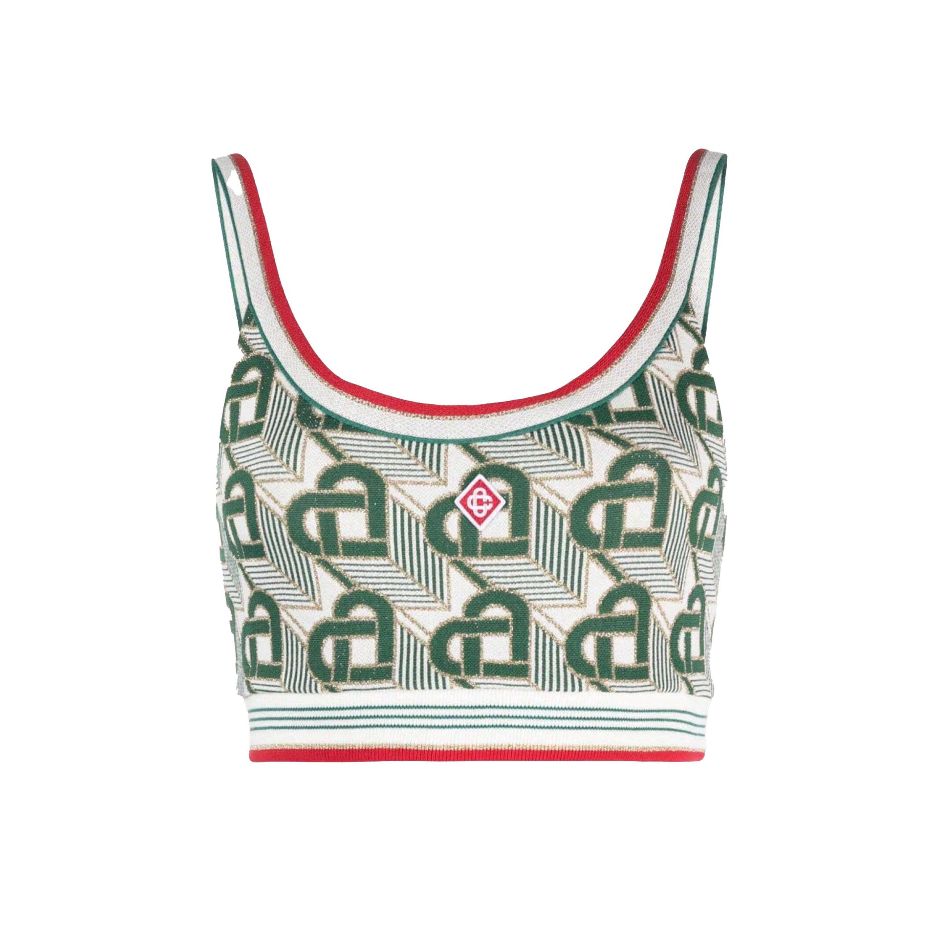Top Verde Casablanca Heart Monogramme
