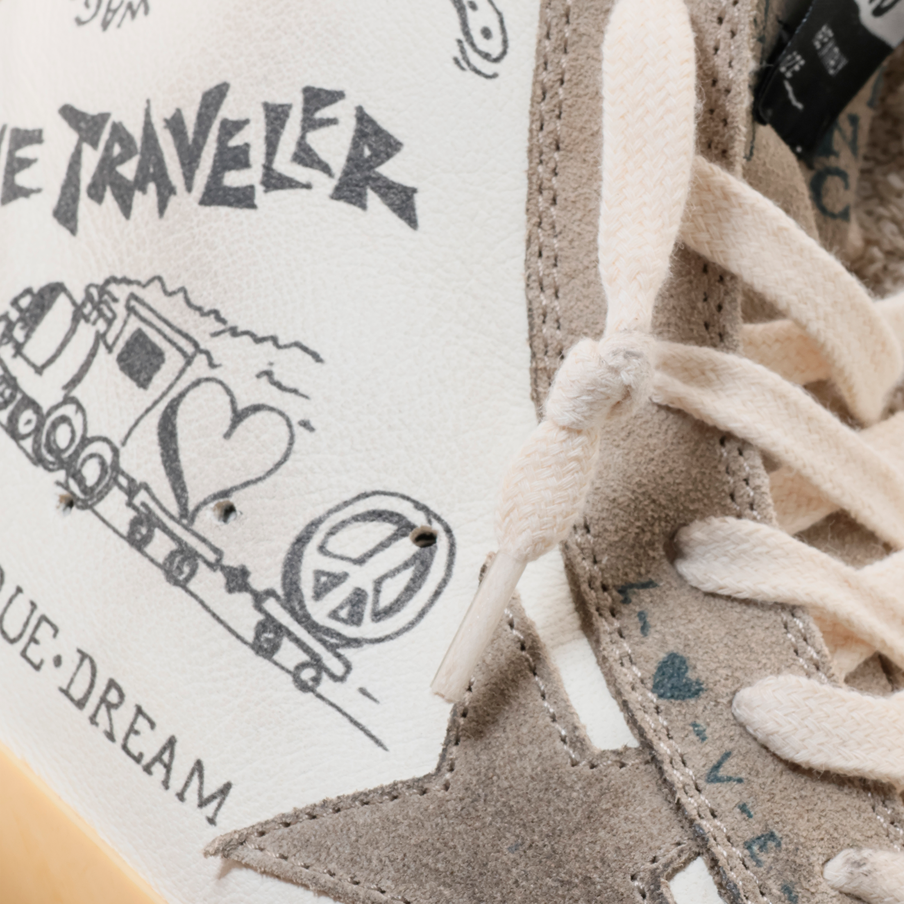 Sneakers Blancos Golden Goose Boot Francy Journey Print