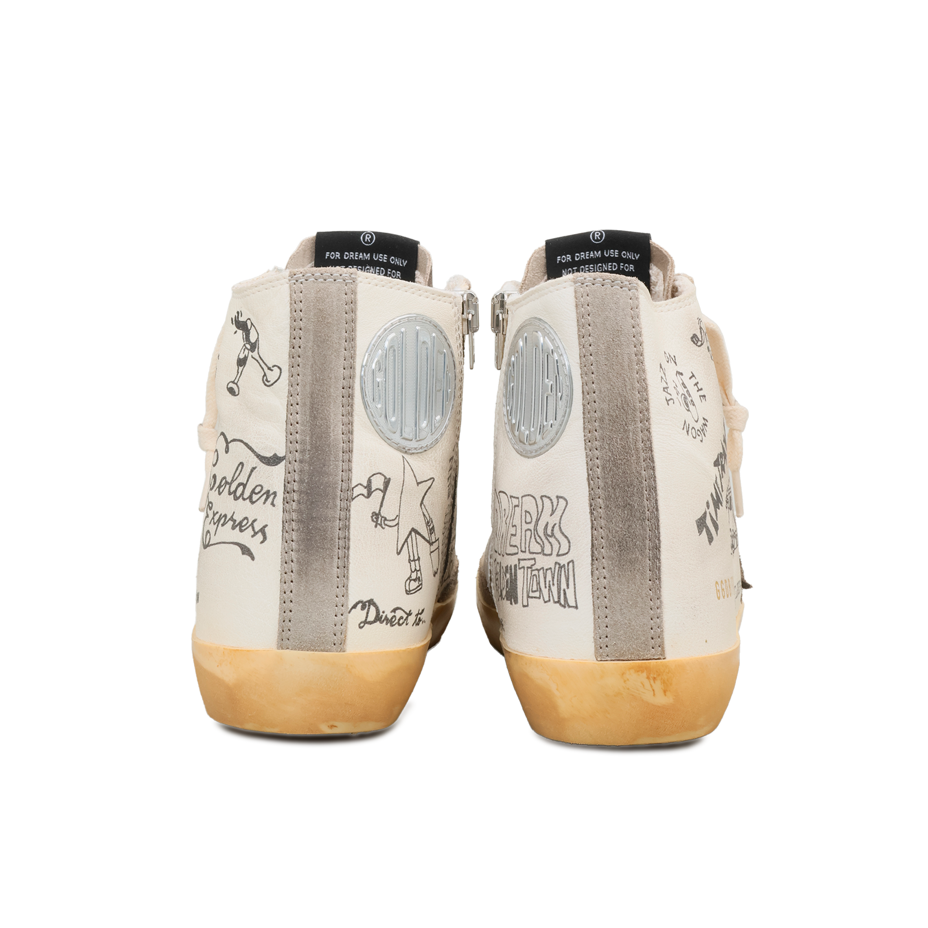 Sneakers Blancos Golden Goose Boot Francy Journey Print