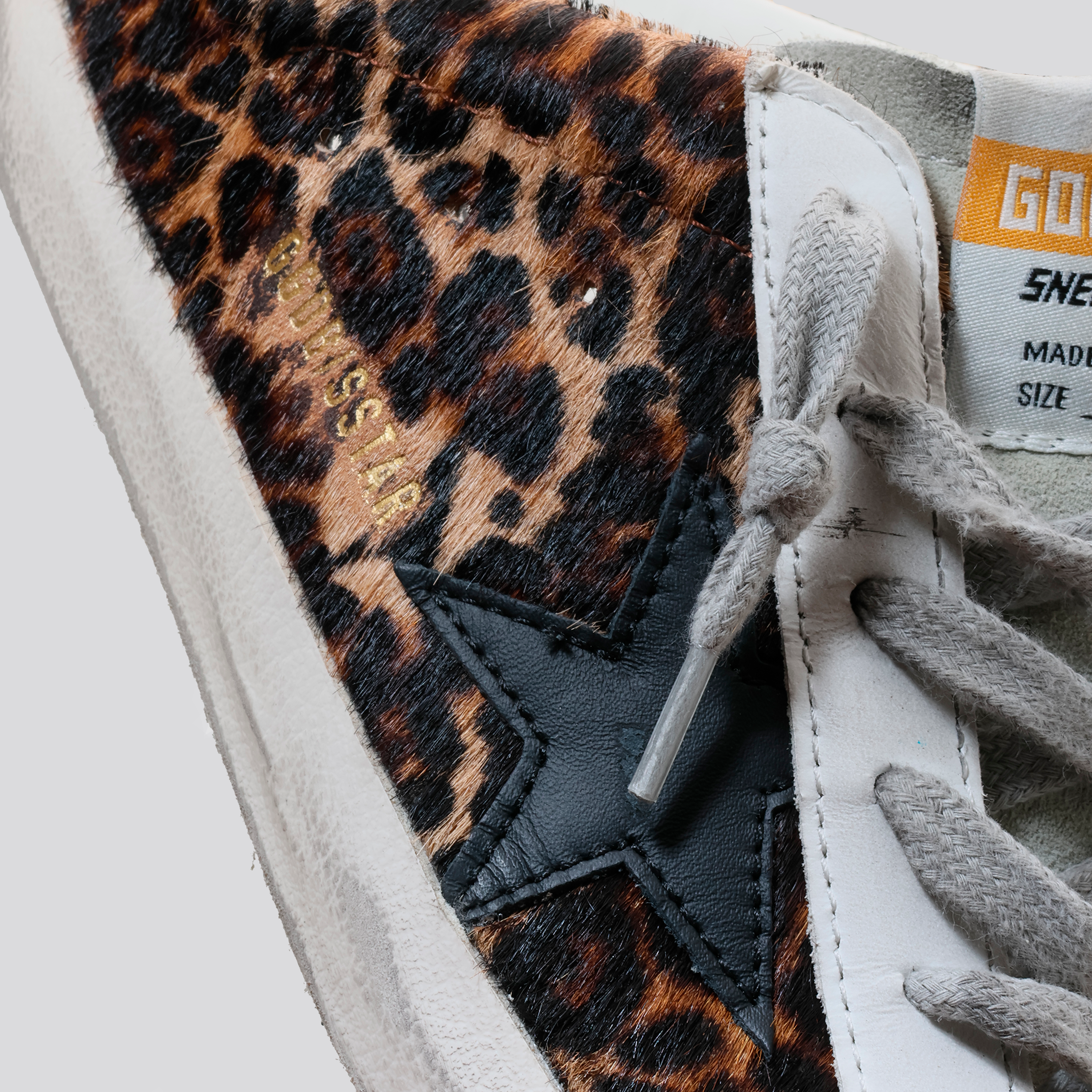 Sneakers Blancos Golden Goose Super-Star Sabot Leopard
