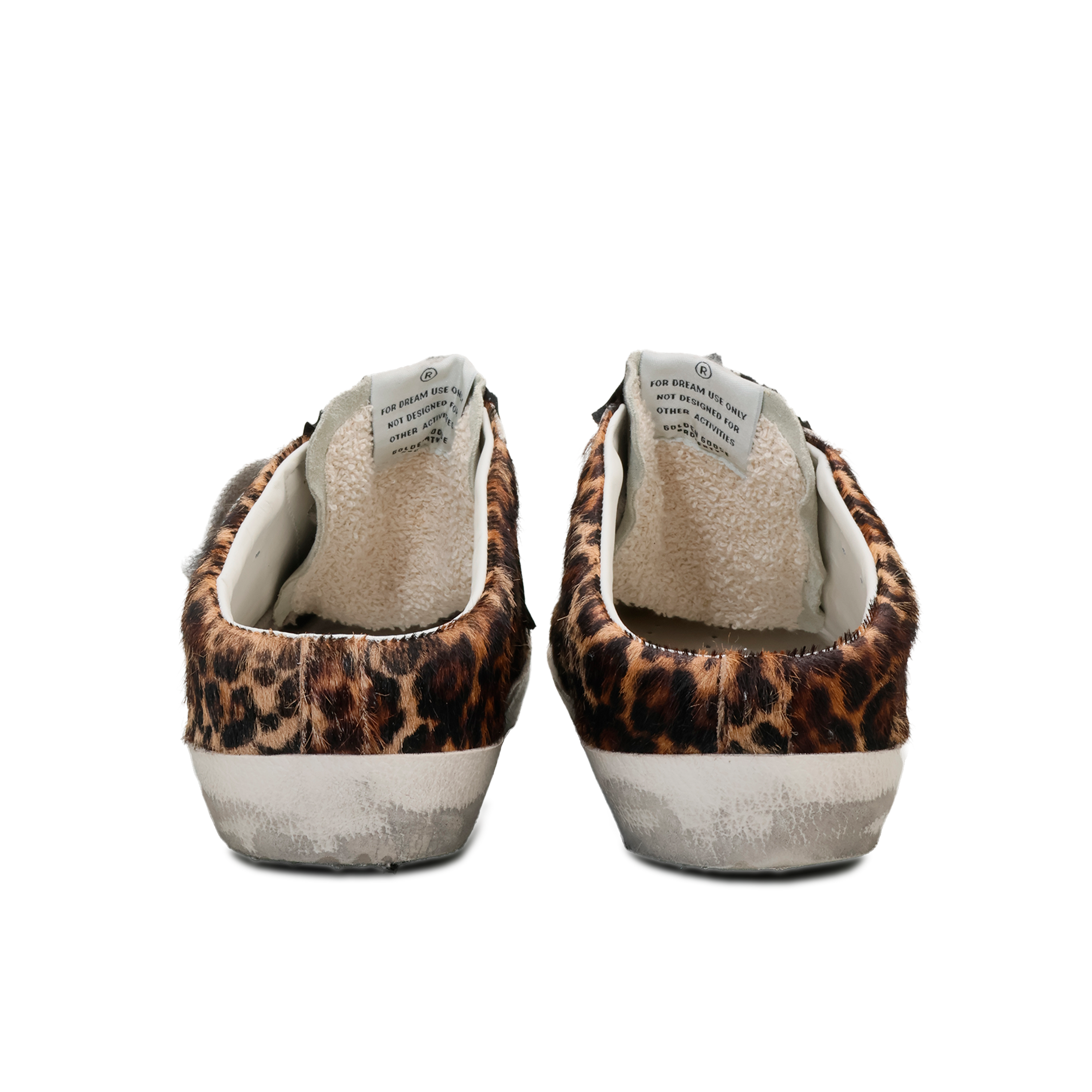Sneakers Blancos Golden Goose Super-Star Sabot Leopard