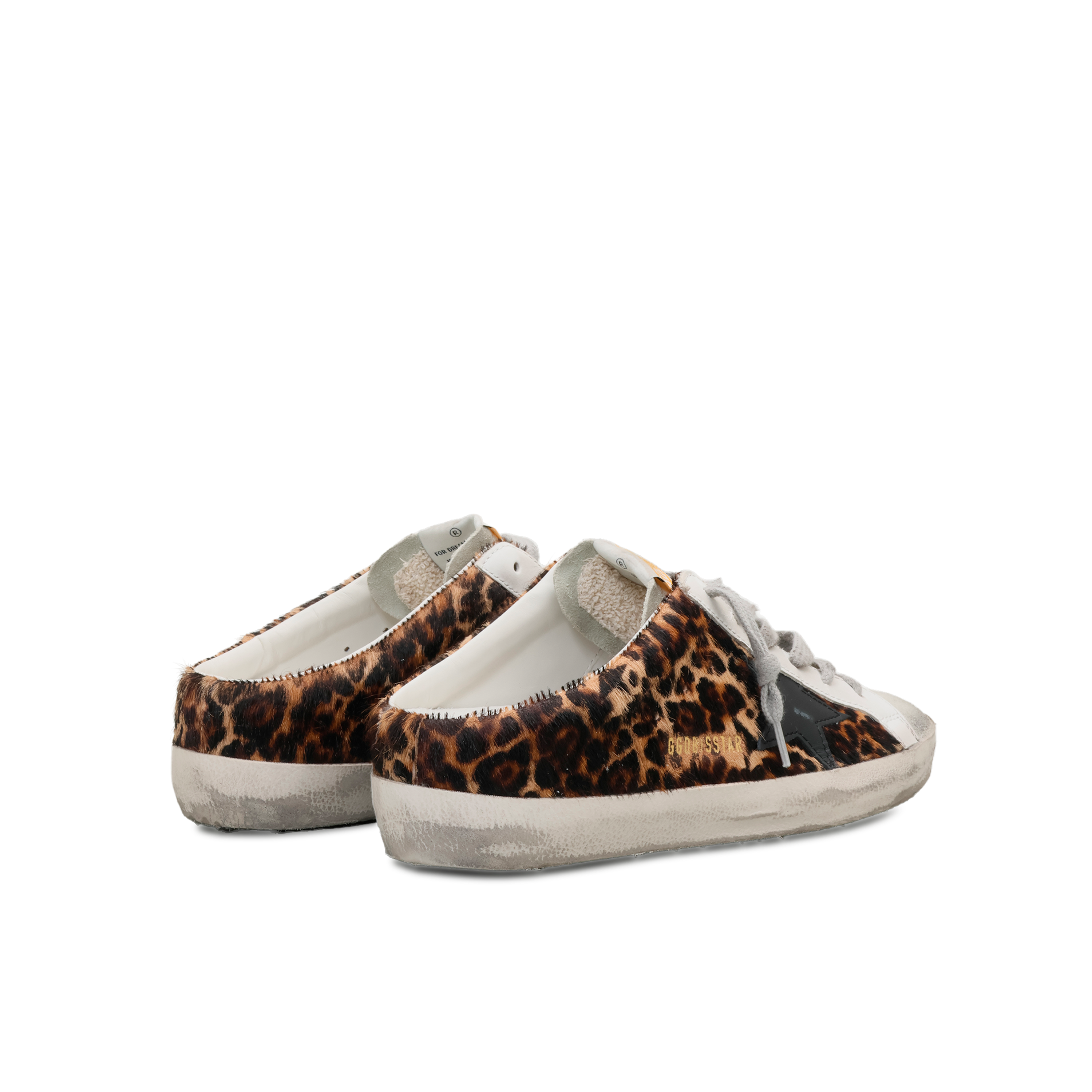 Sneakers Blancos Golden Goose Super-Star Sabot Leopard