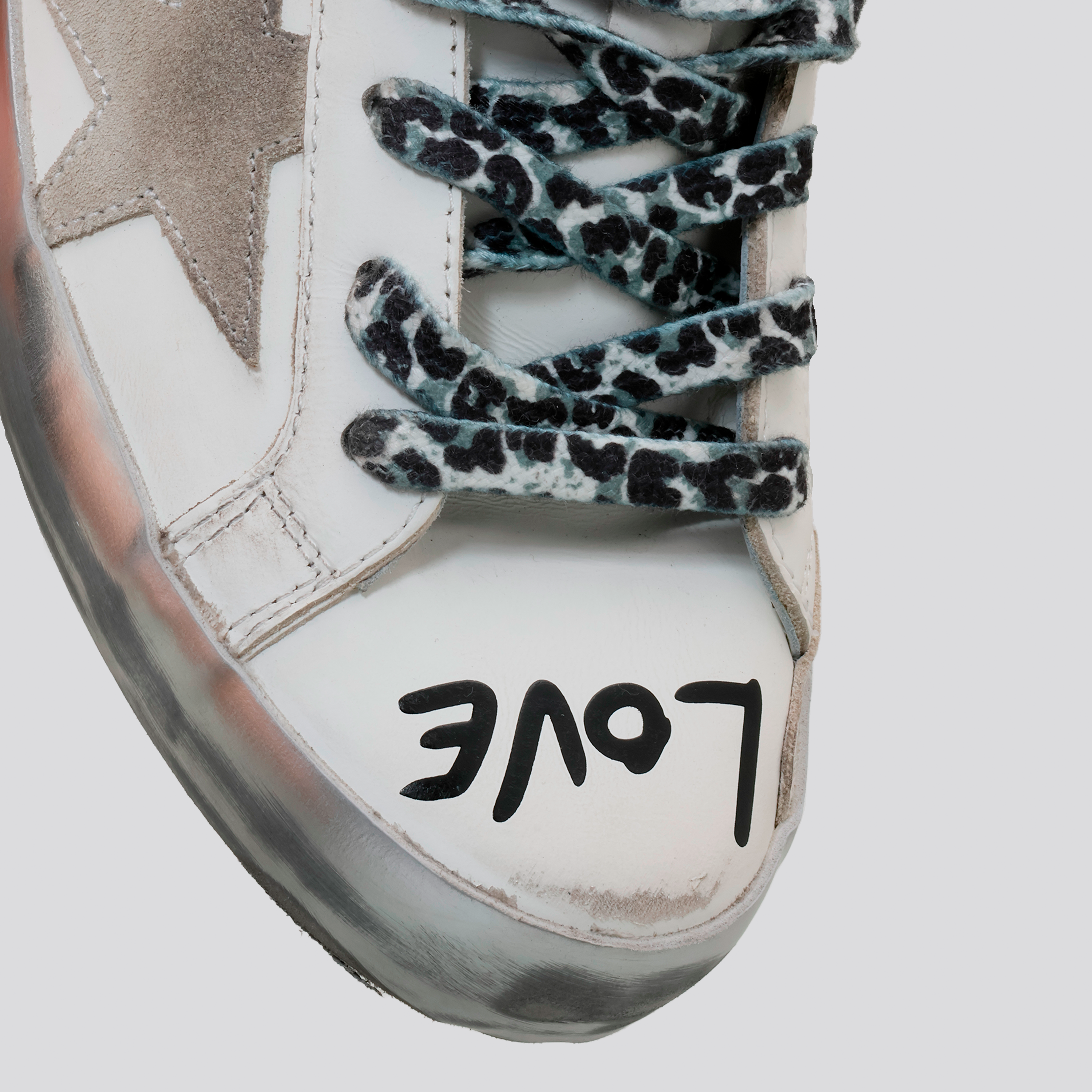 Sneakers Blancos Golden Goose Super-Star With Love