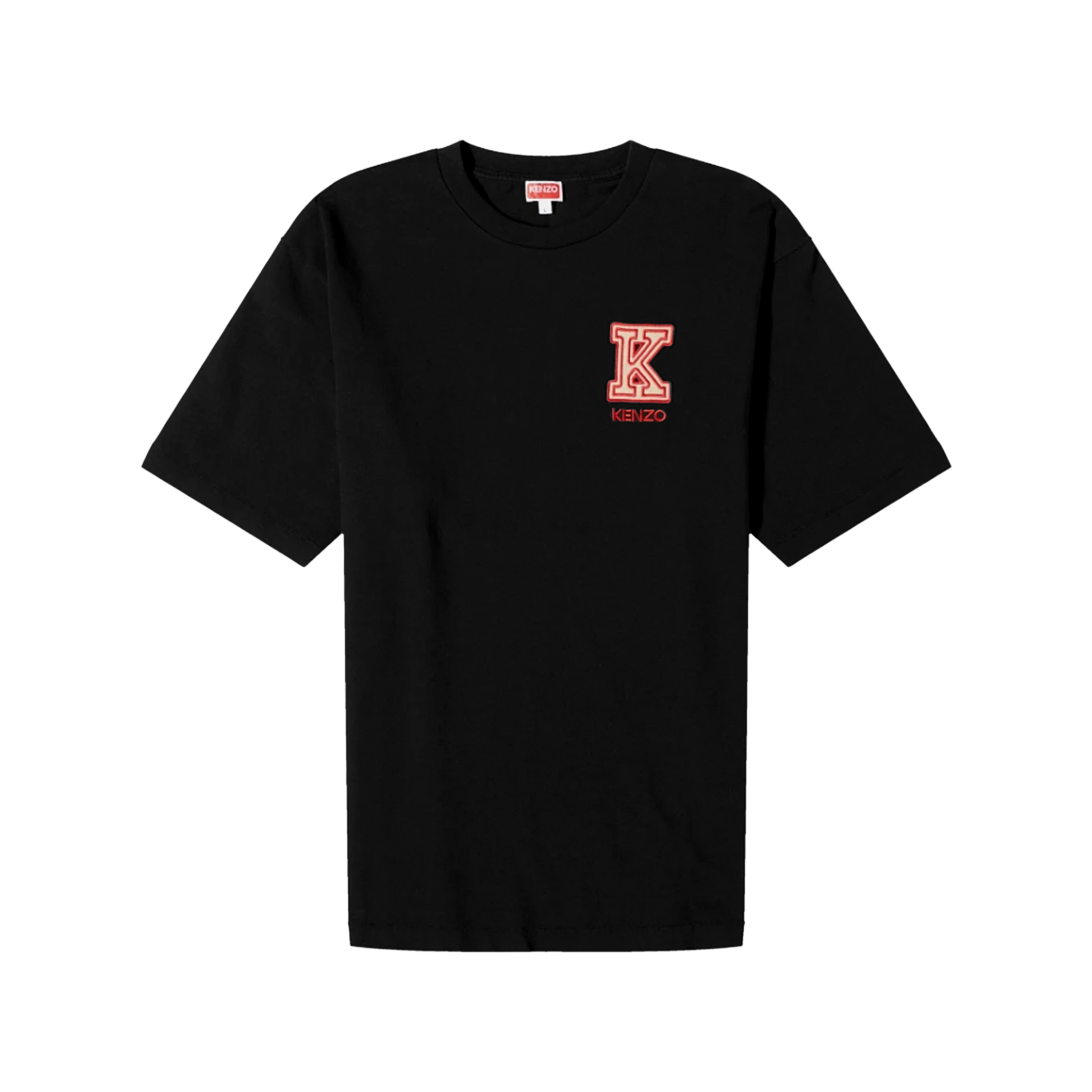 Camiseta Negra KENZO Embroidered K