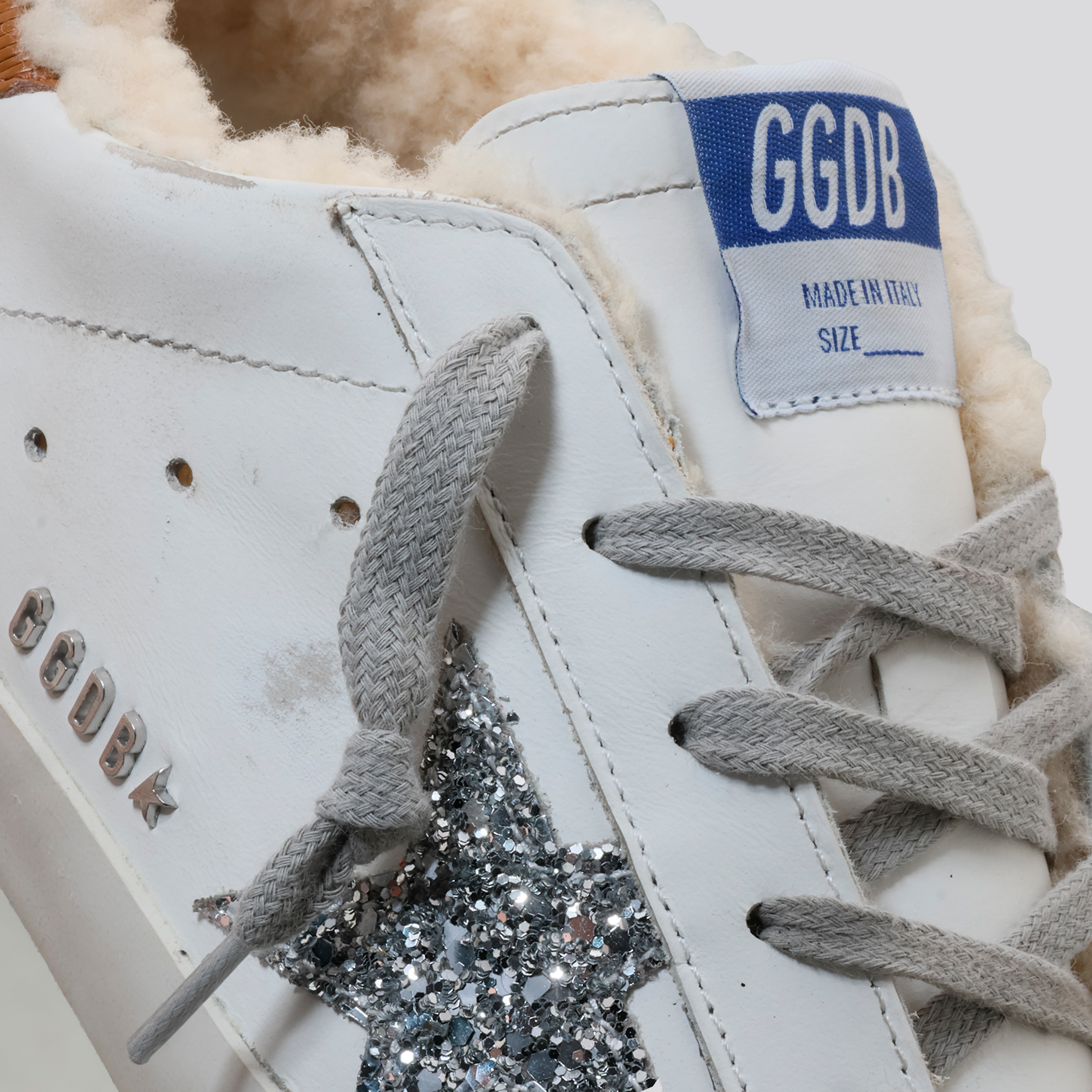 Sneakers Blancos Golden Goose Super-Star Glitter Star