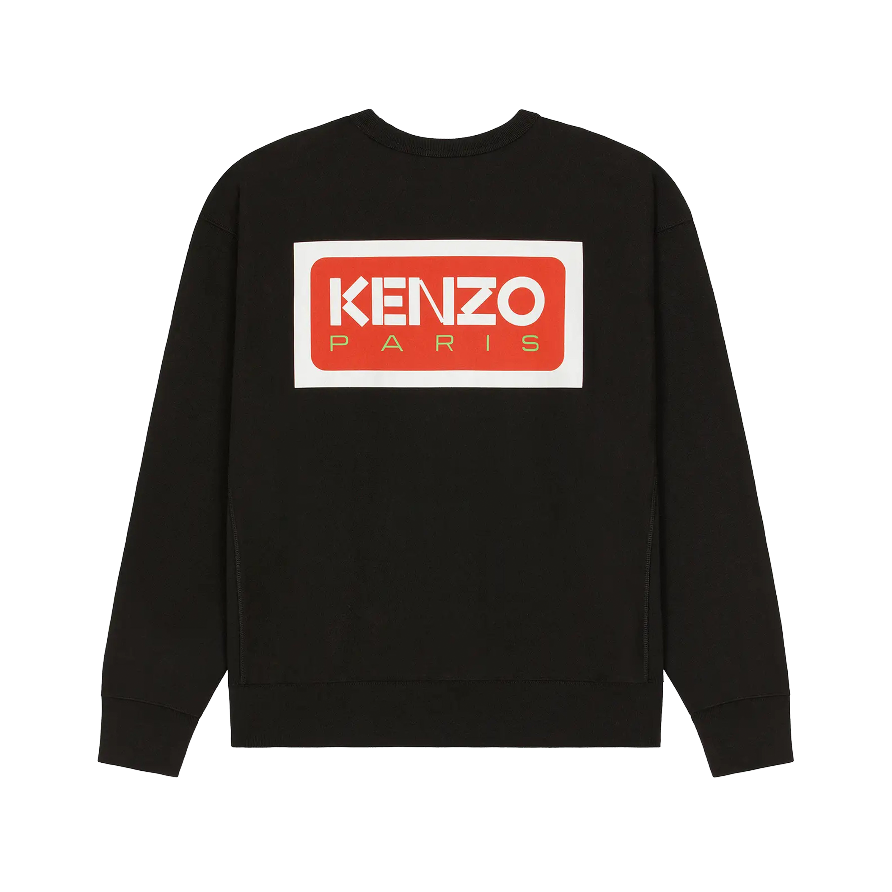Buzo Negro Kenzo Flower Logo