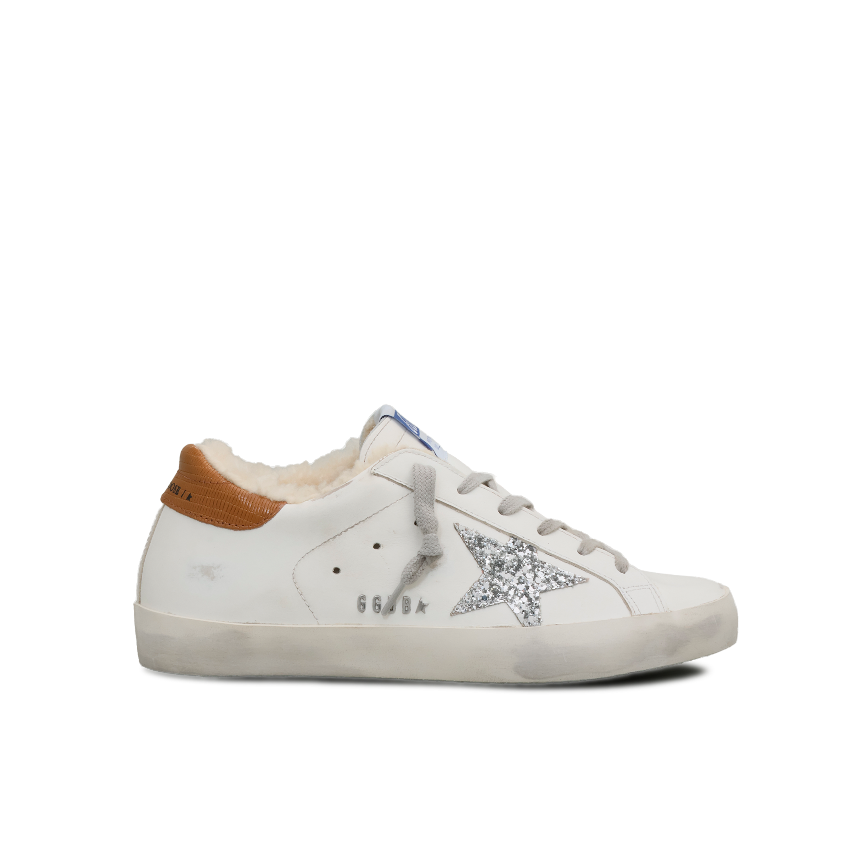 Sneakers Blancos Golden Goose Super-Star Glitter Star