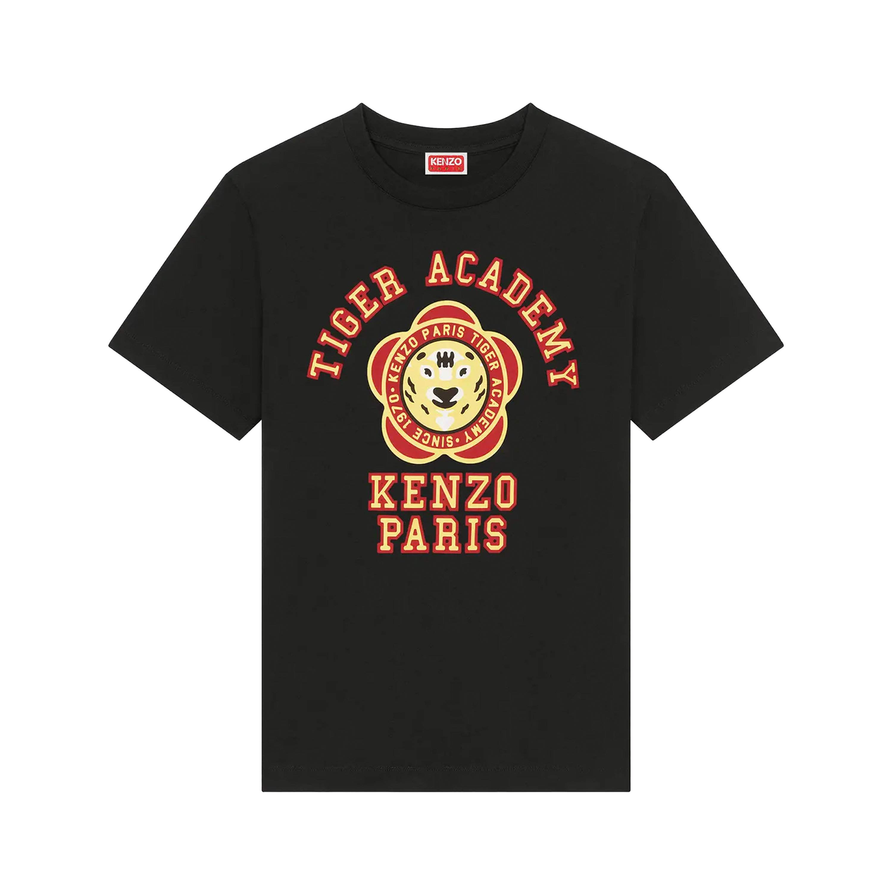 Camiseta Negra Kenzo Tiger Academy