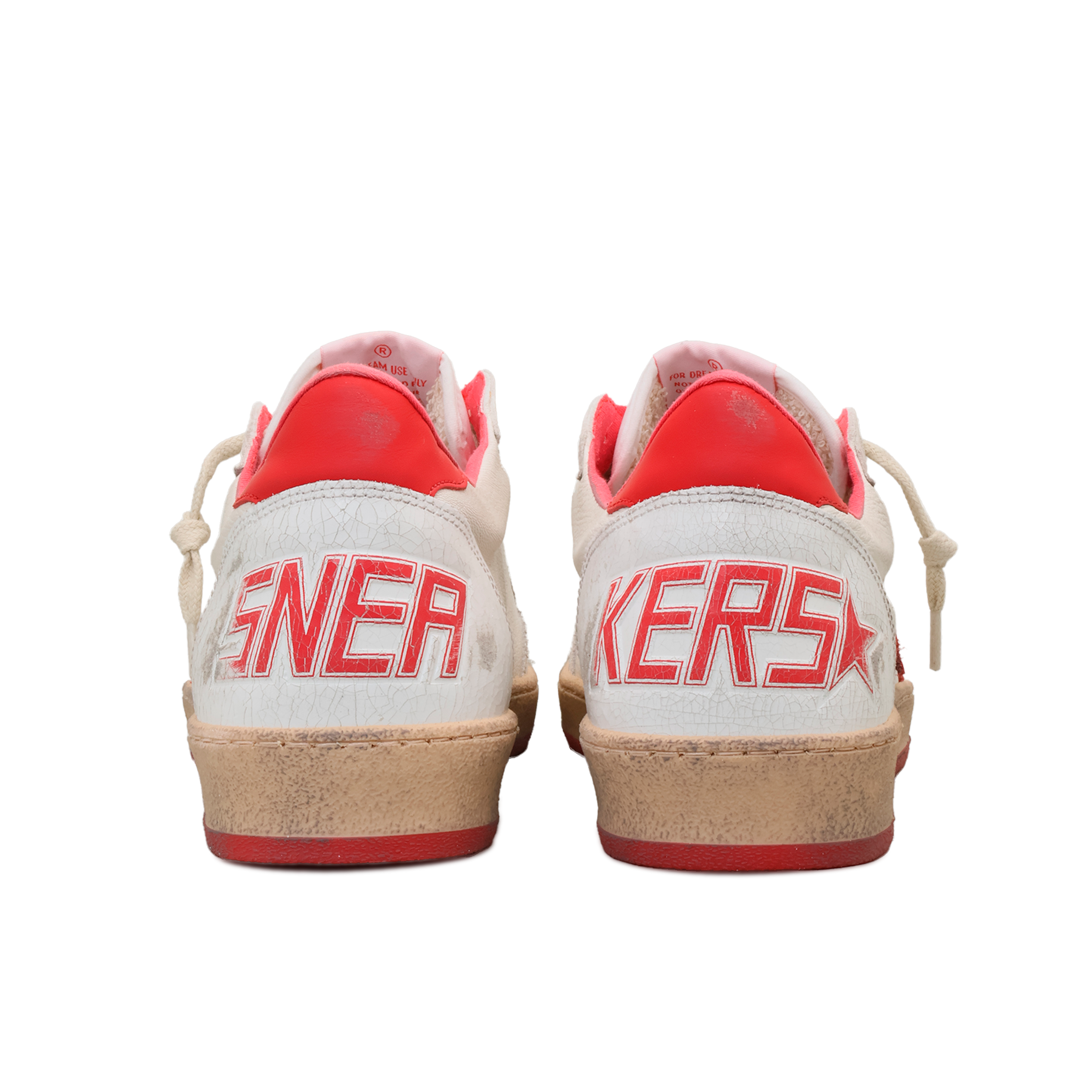 Sneakers Blancos Golden Goose Rojo Ballstar