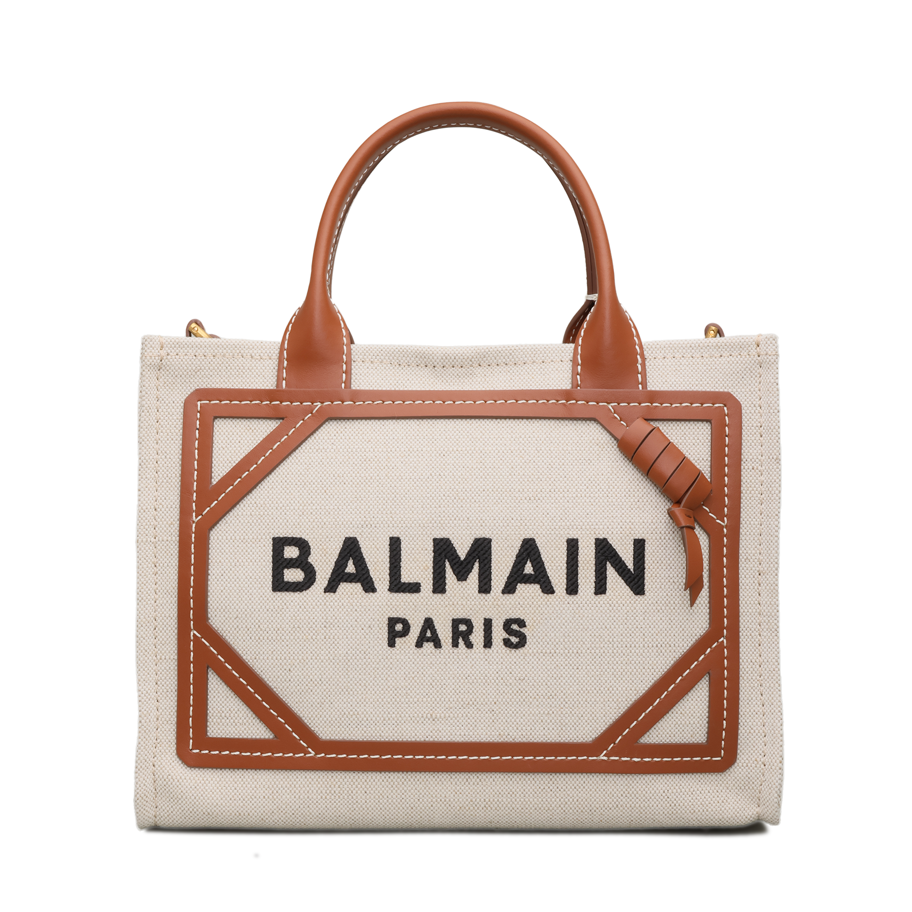 Cartera Beige Balmain B-Army Shopper