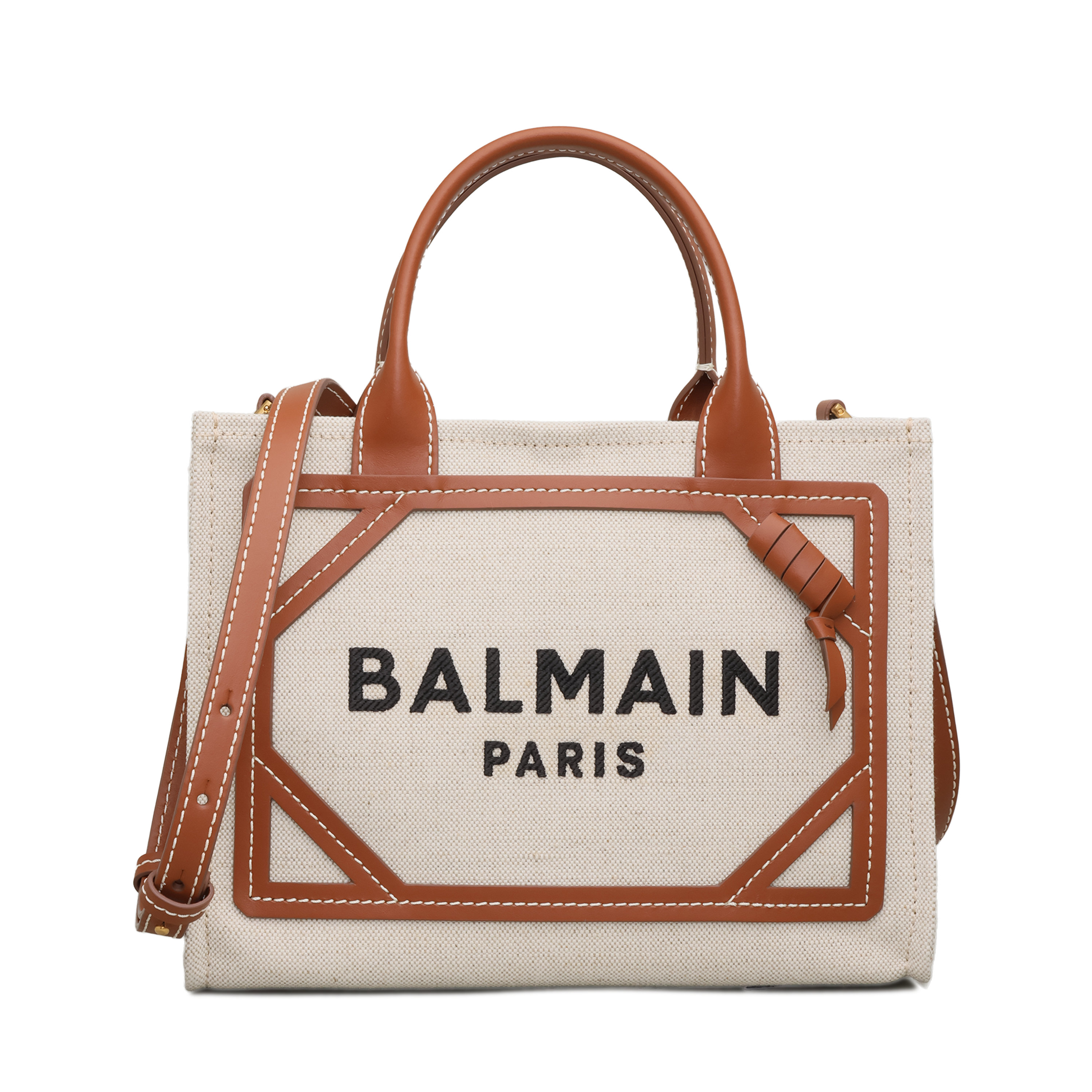 Cartera Beige Balmain B-Army Shopper