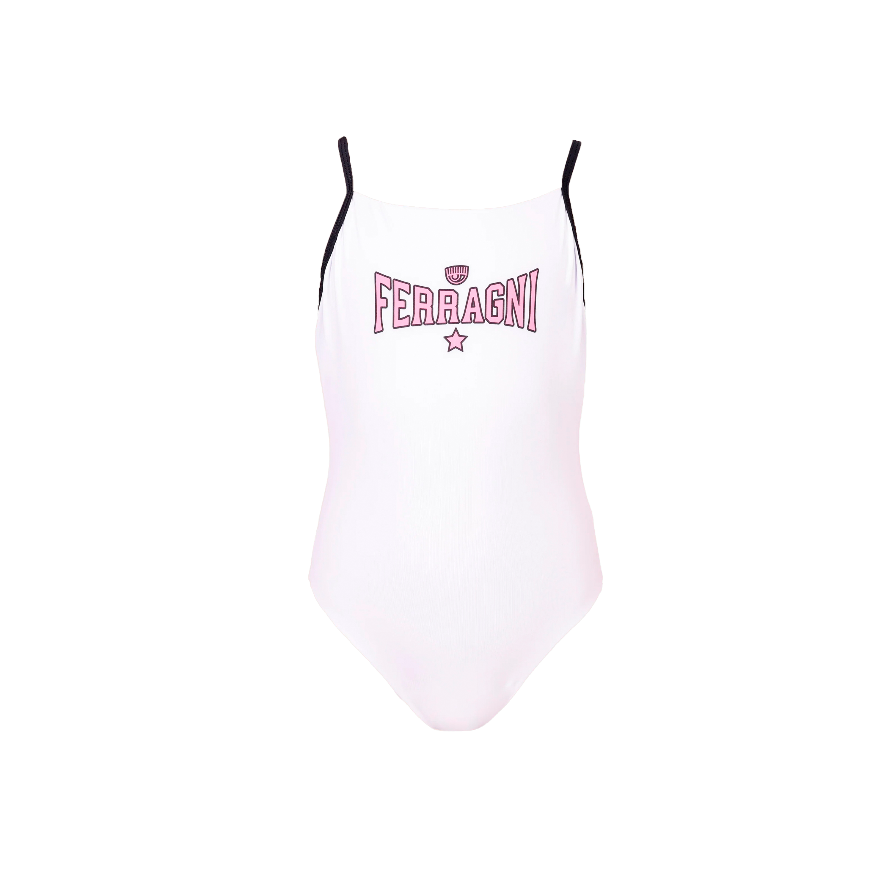 Traje de Baño Blanco Chiara Ferragni Kids Star