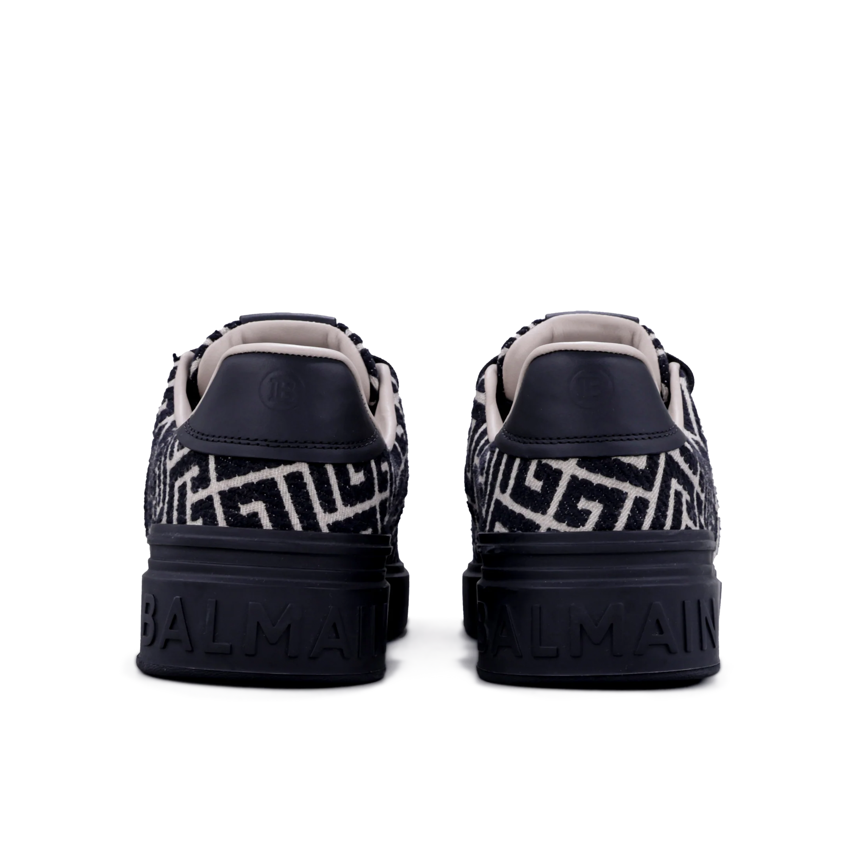Sneakers Negros Balmain B-Court Monogram