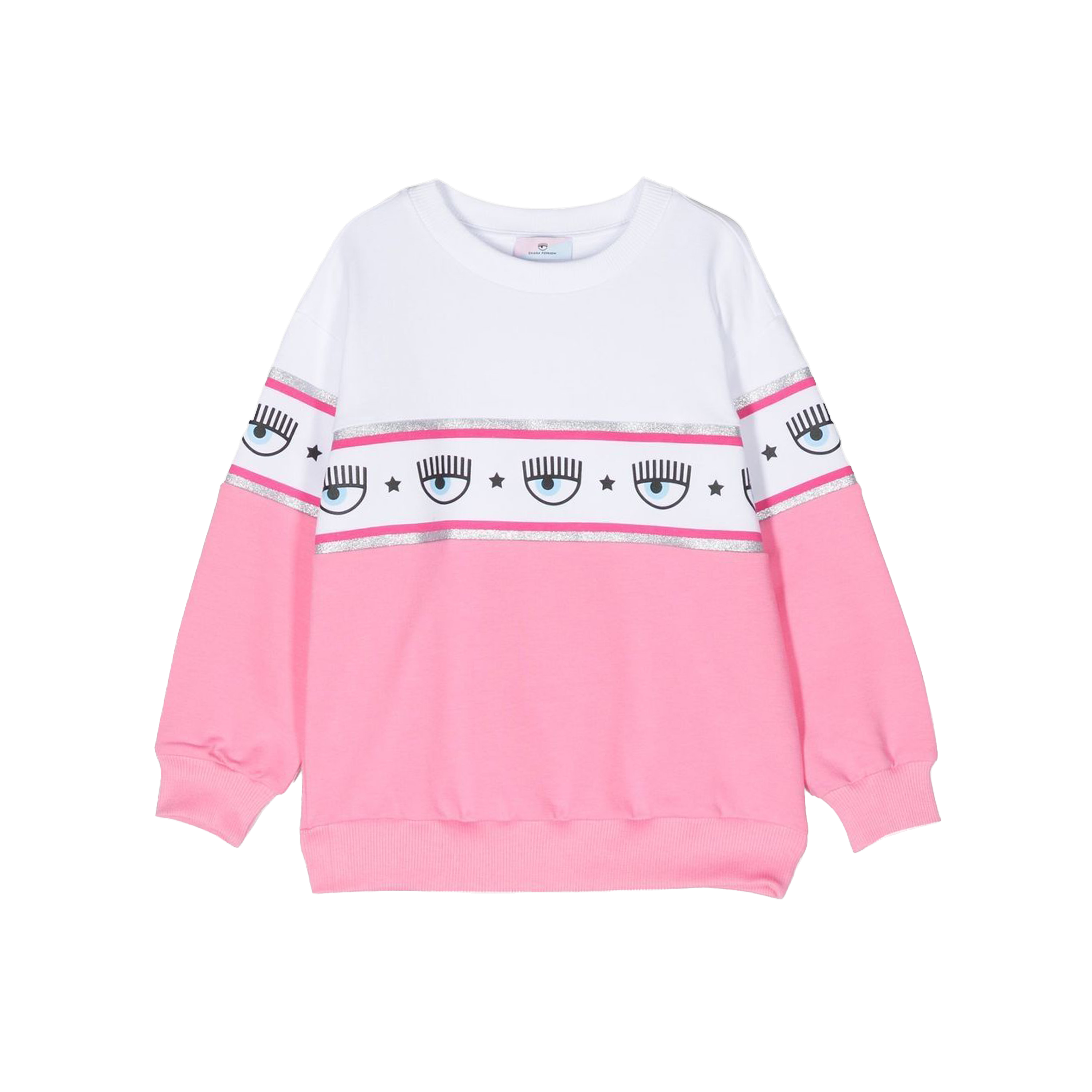 Buzo Blanco Rosado Chiara Ferragni Kids Eyelike