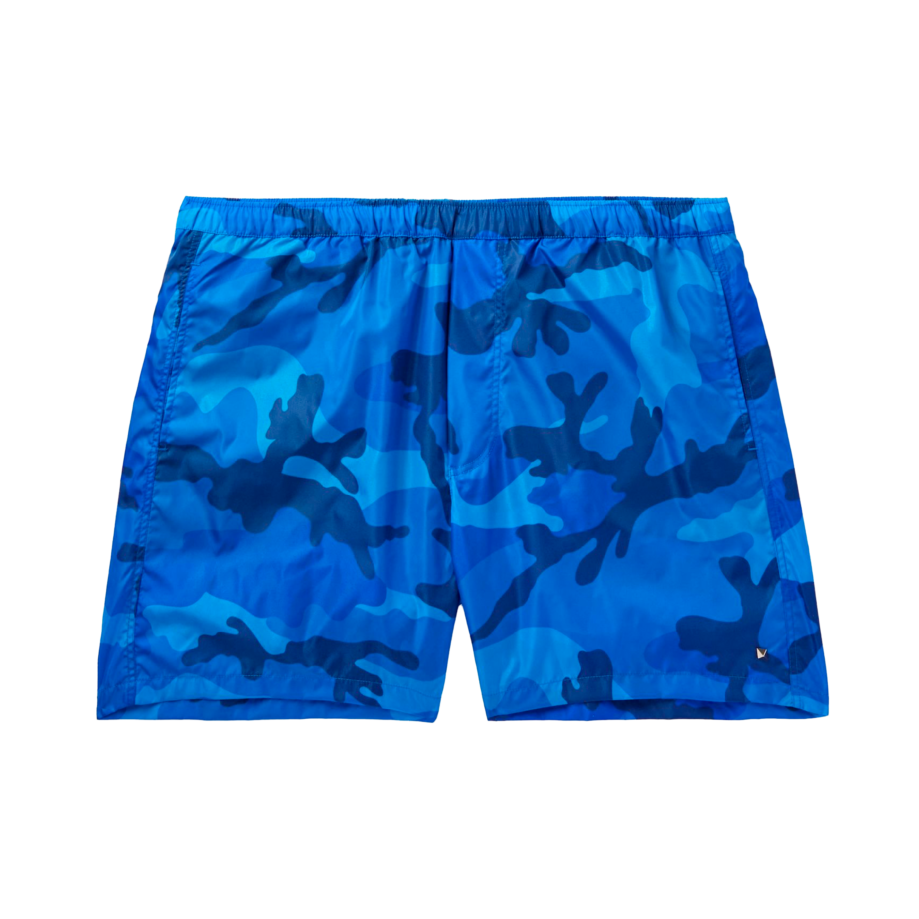 Pantaloneta de Baño Azul Camuflaje Valentino