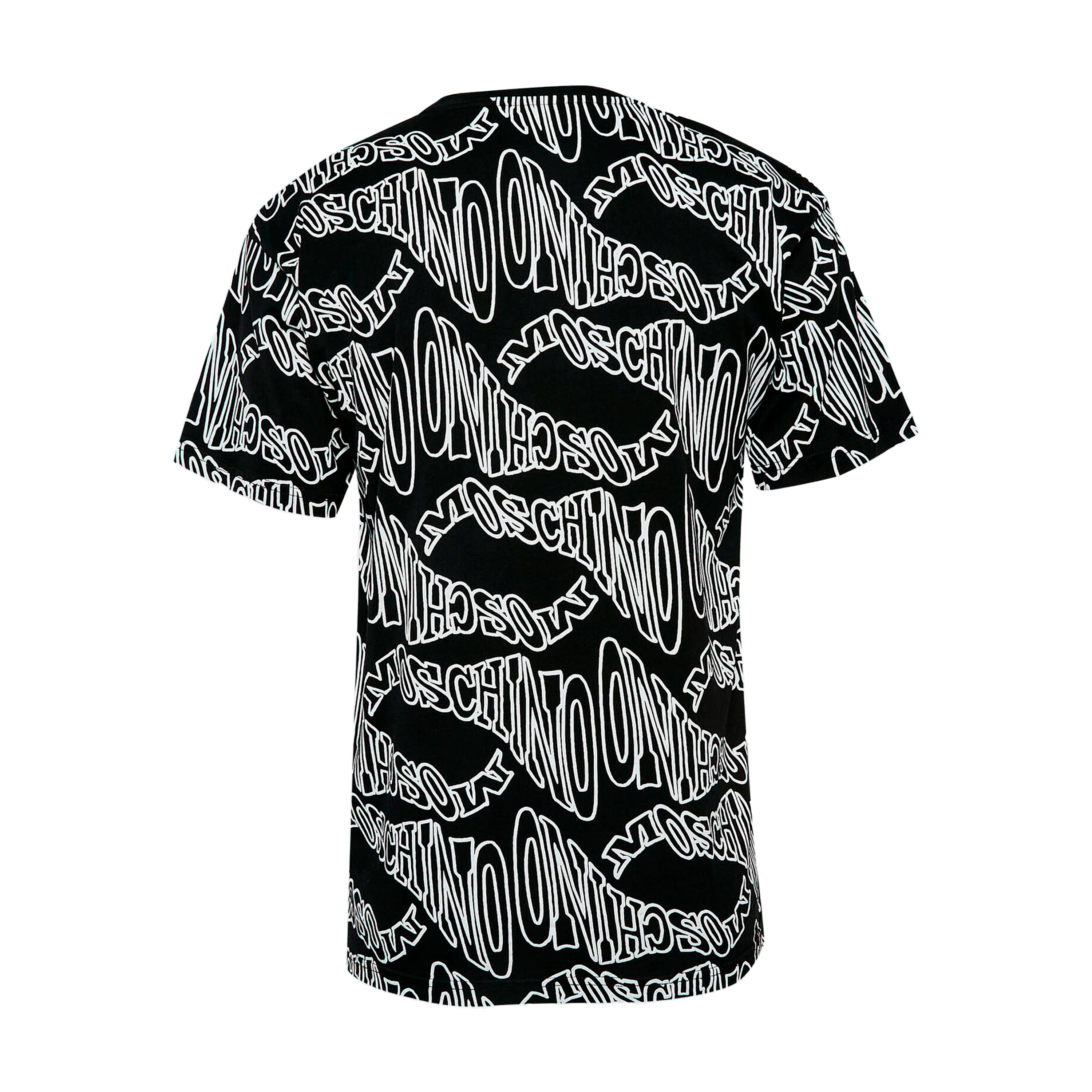 Camiseta Negra Moschino Multi Stars