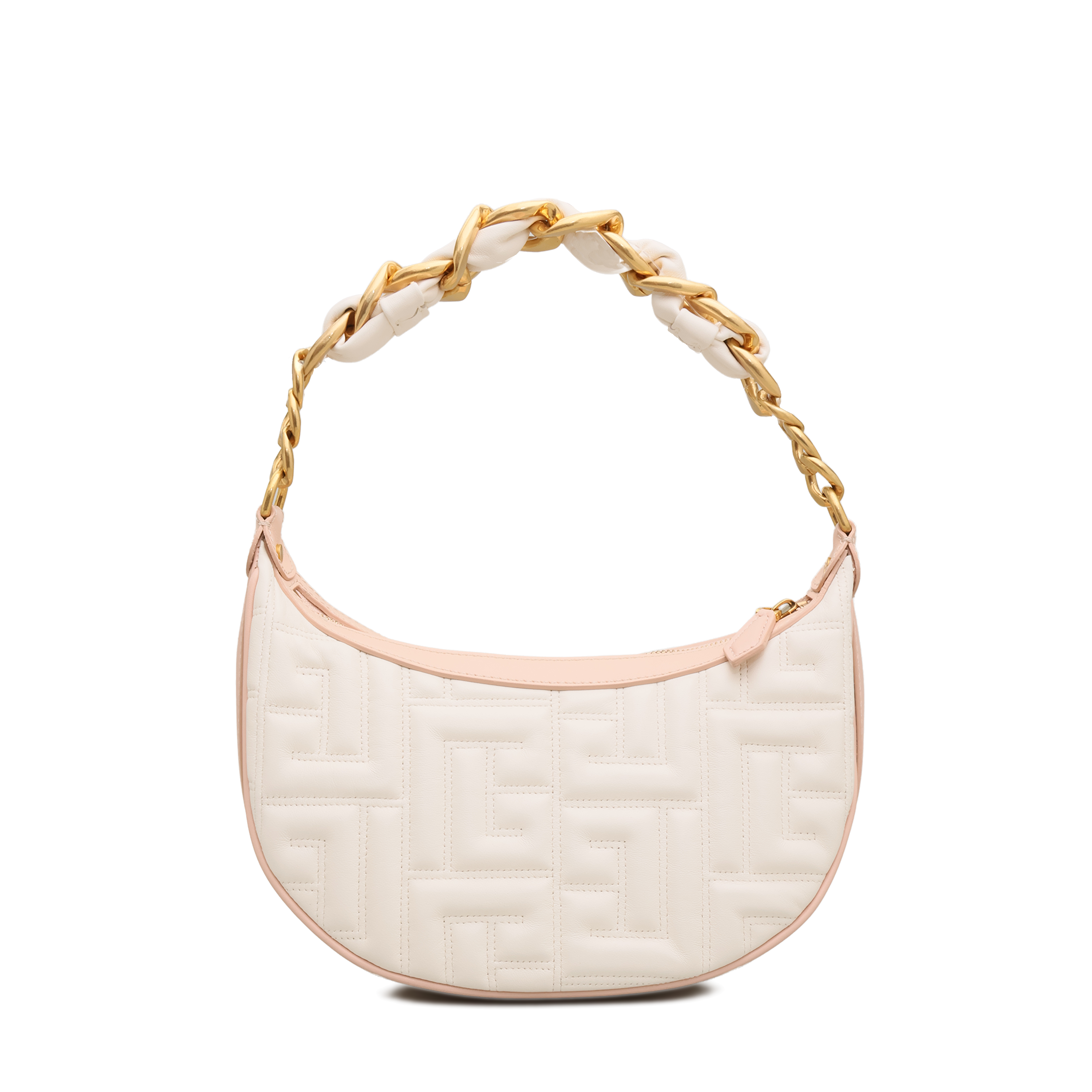 Cartera Blanca Balmain 1945 Soft Hobo
