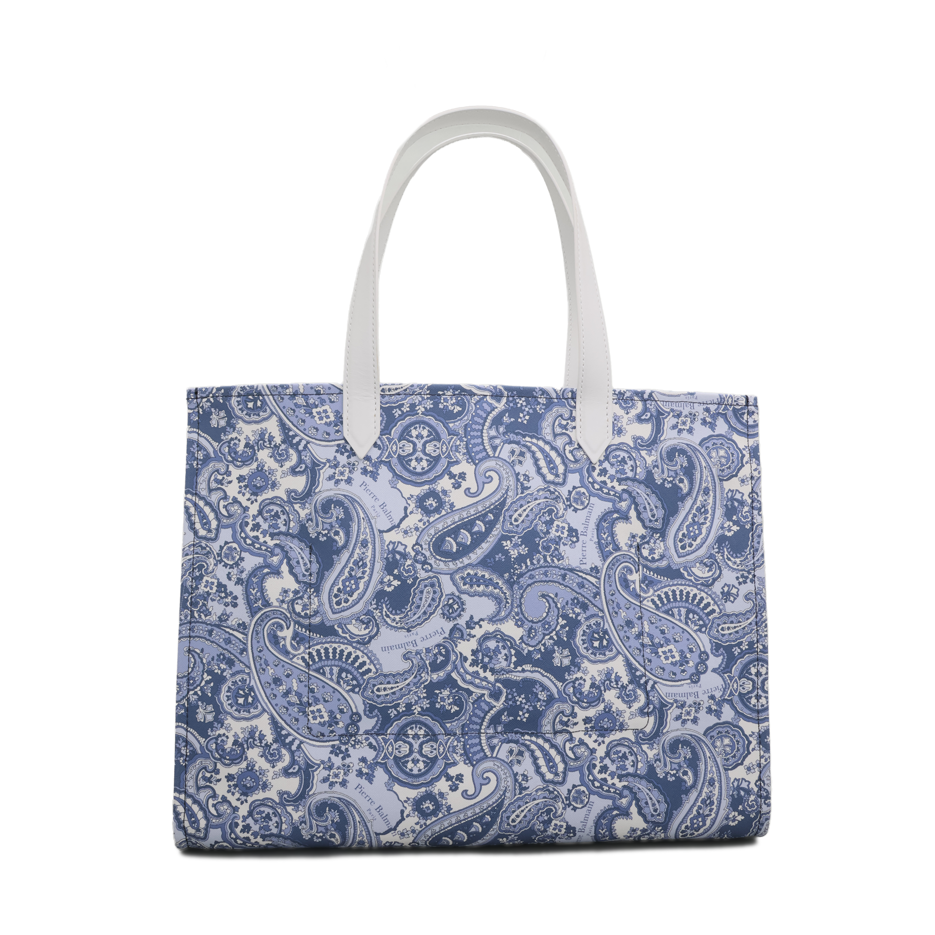 Cartera Azul Balmain B-Army Shopper