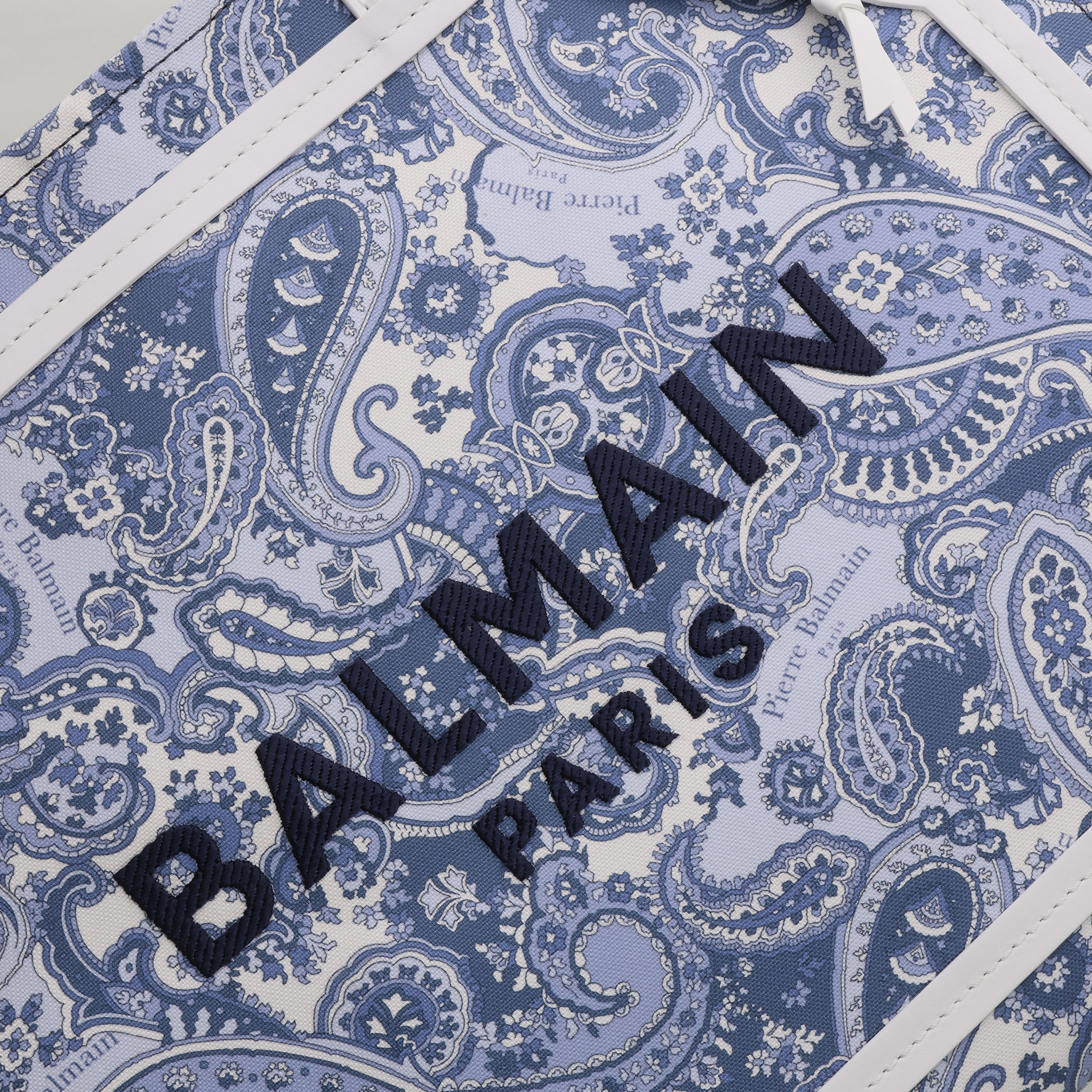 Cartera Azul Balmain B-Army Shopper