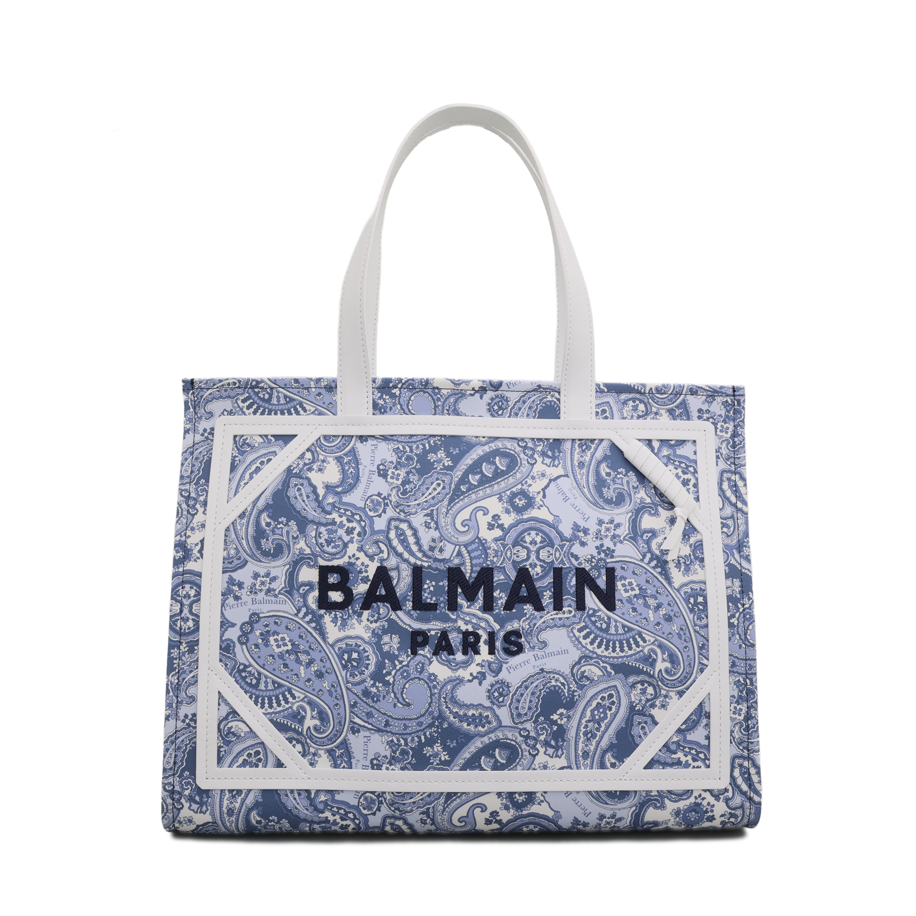 Cartera Azul Balmain B-Army Shopper