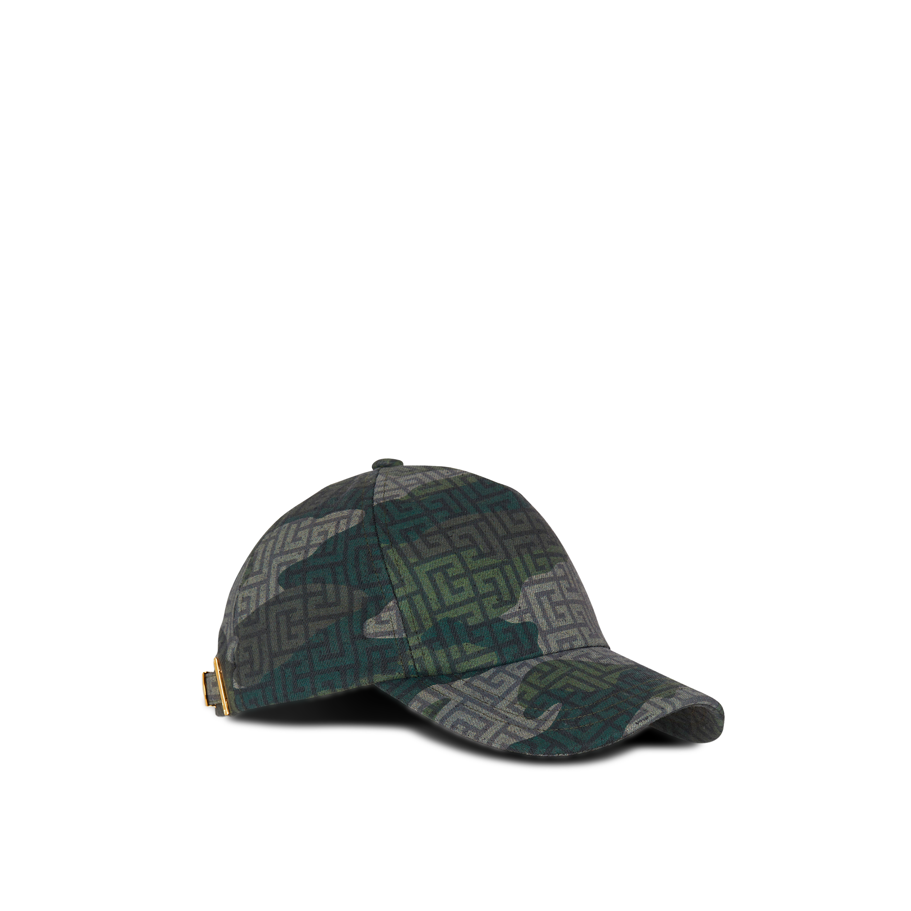 Gorra Gris Balmain Camouflage