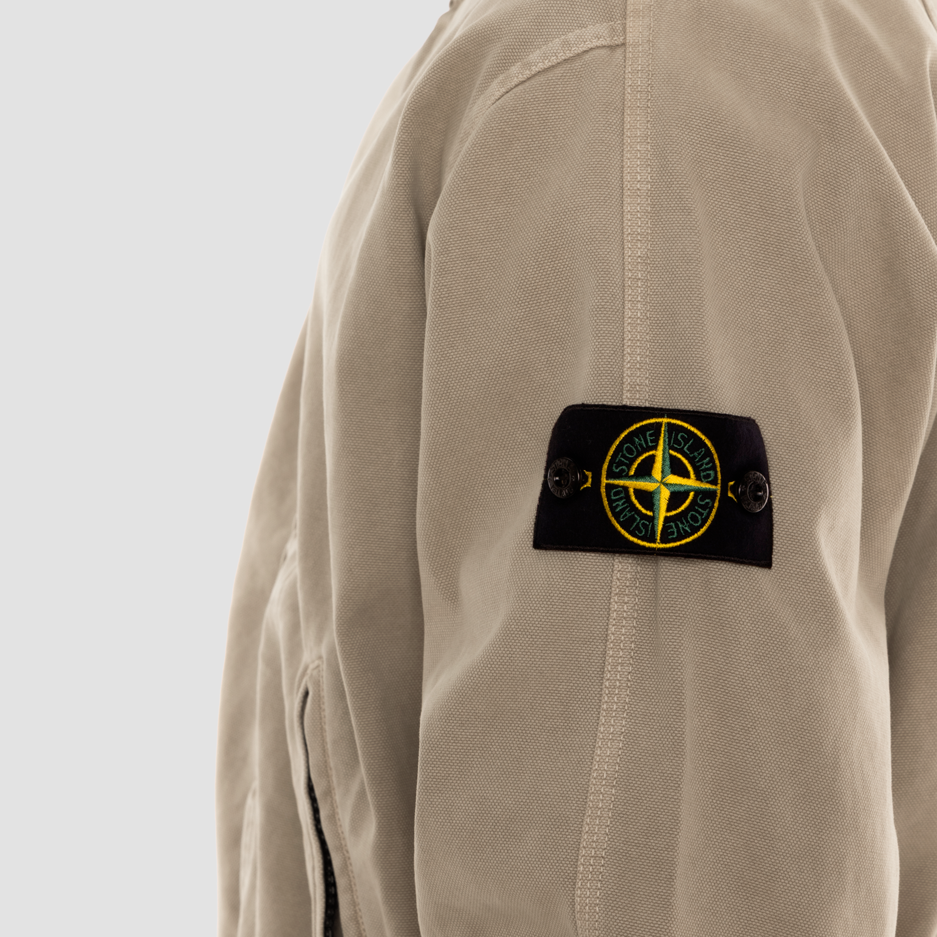 Chaqueta Beige Stone Island Tag