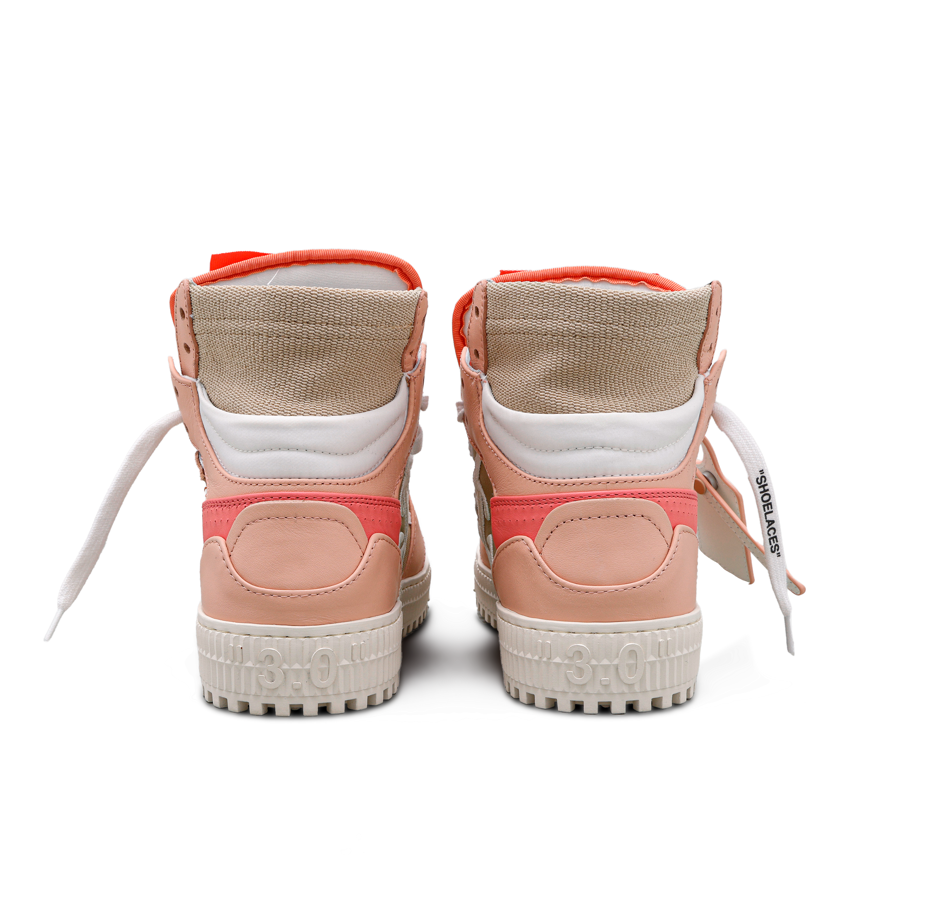 Sneakers Blancos Off-White High Top Rosa Off Court 3.0