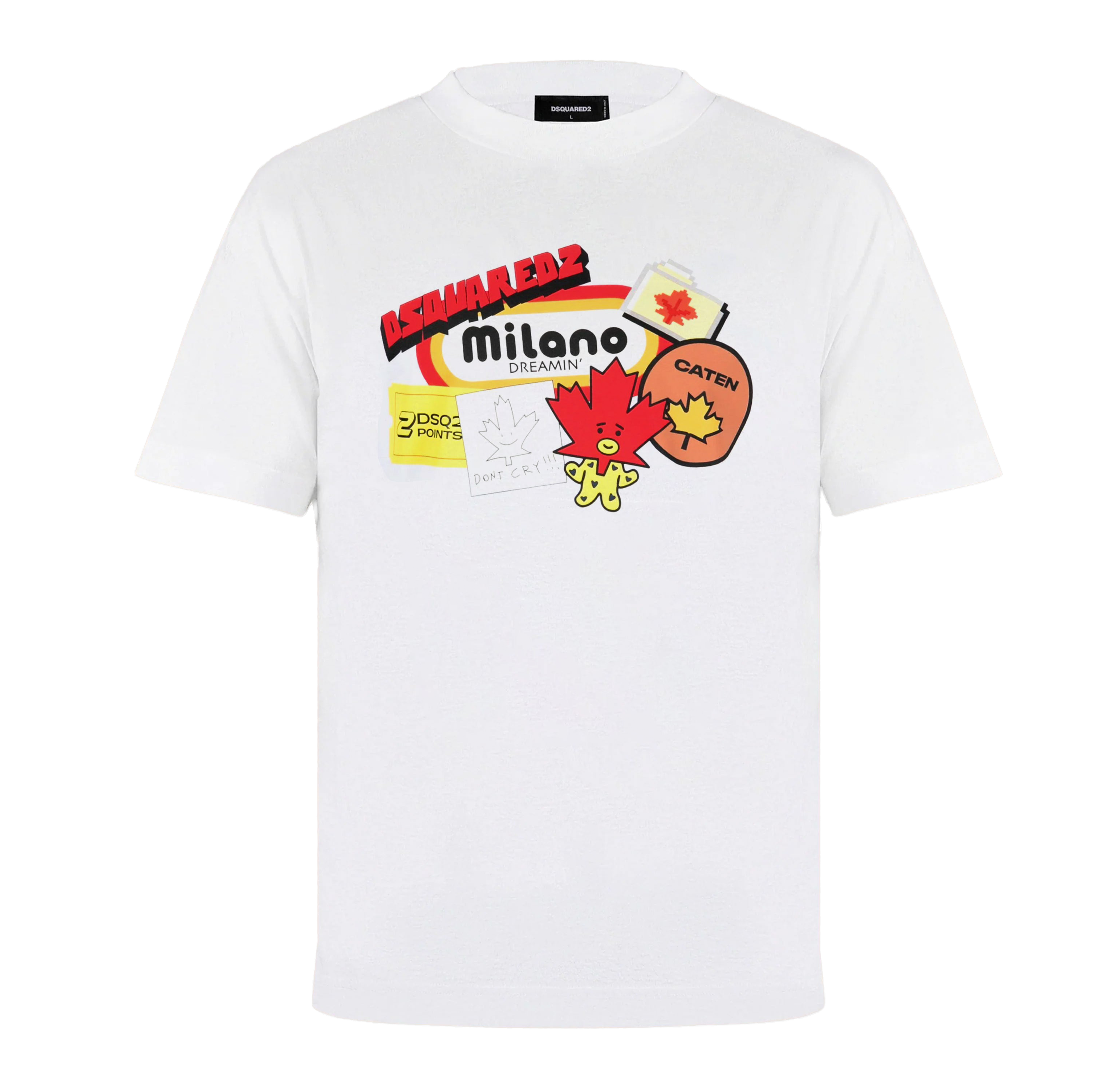 Camiseta Blanca Dsquared2 Milano Dreamin