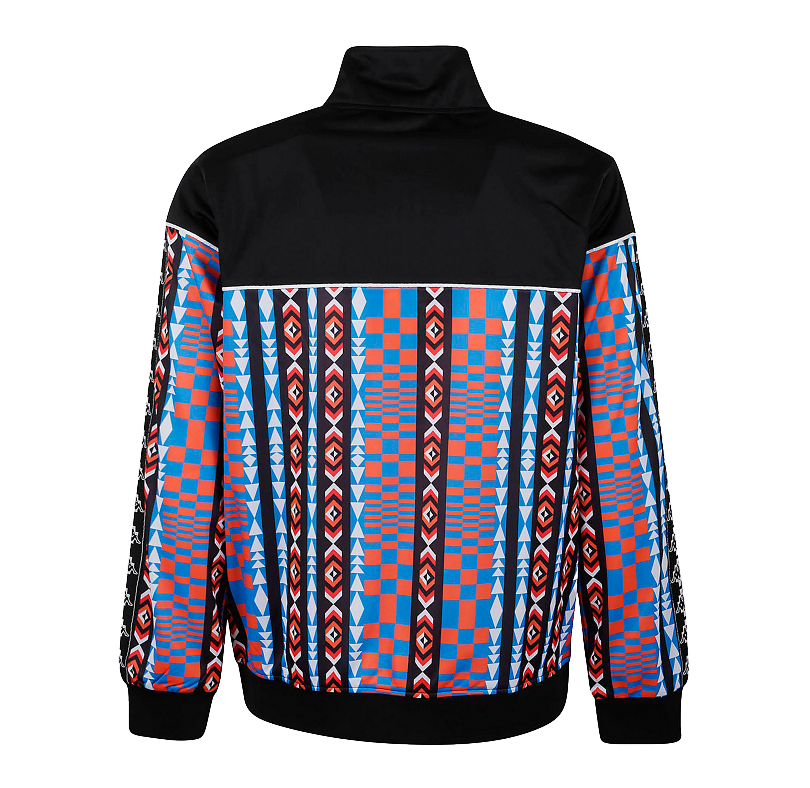 Chaqueta Negra Marcelo Burlon Multicolor Folk Kappa