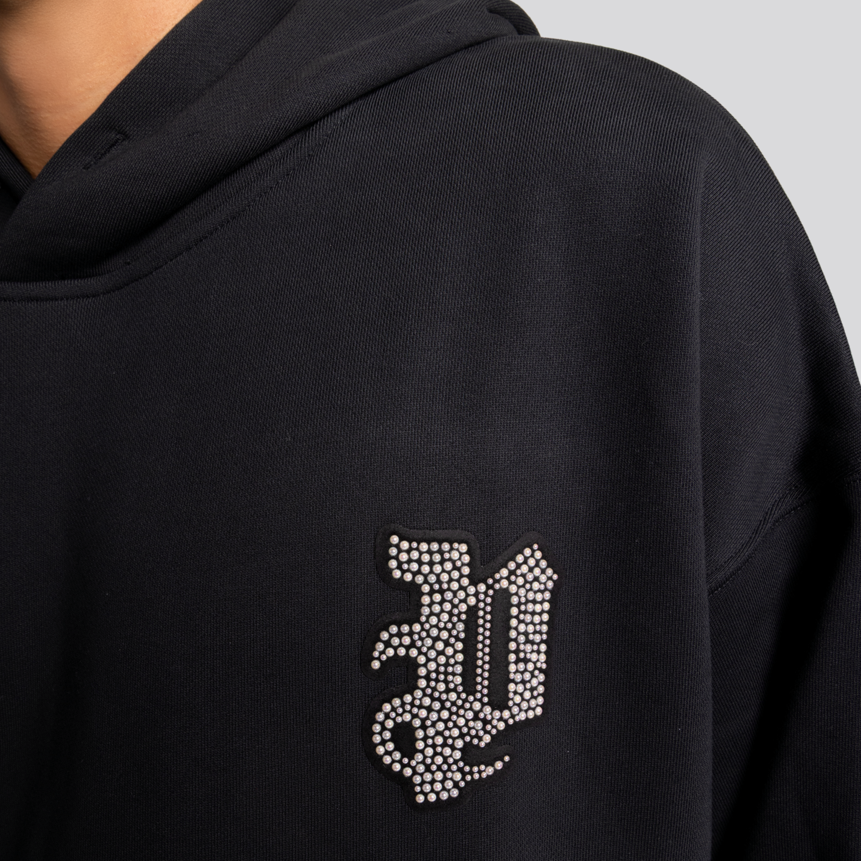 Buzo Negro PURPLE Fleece