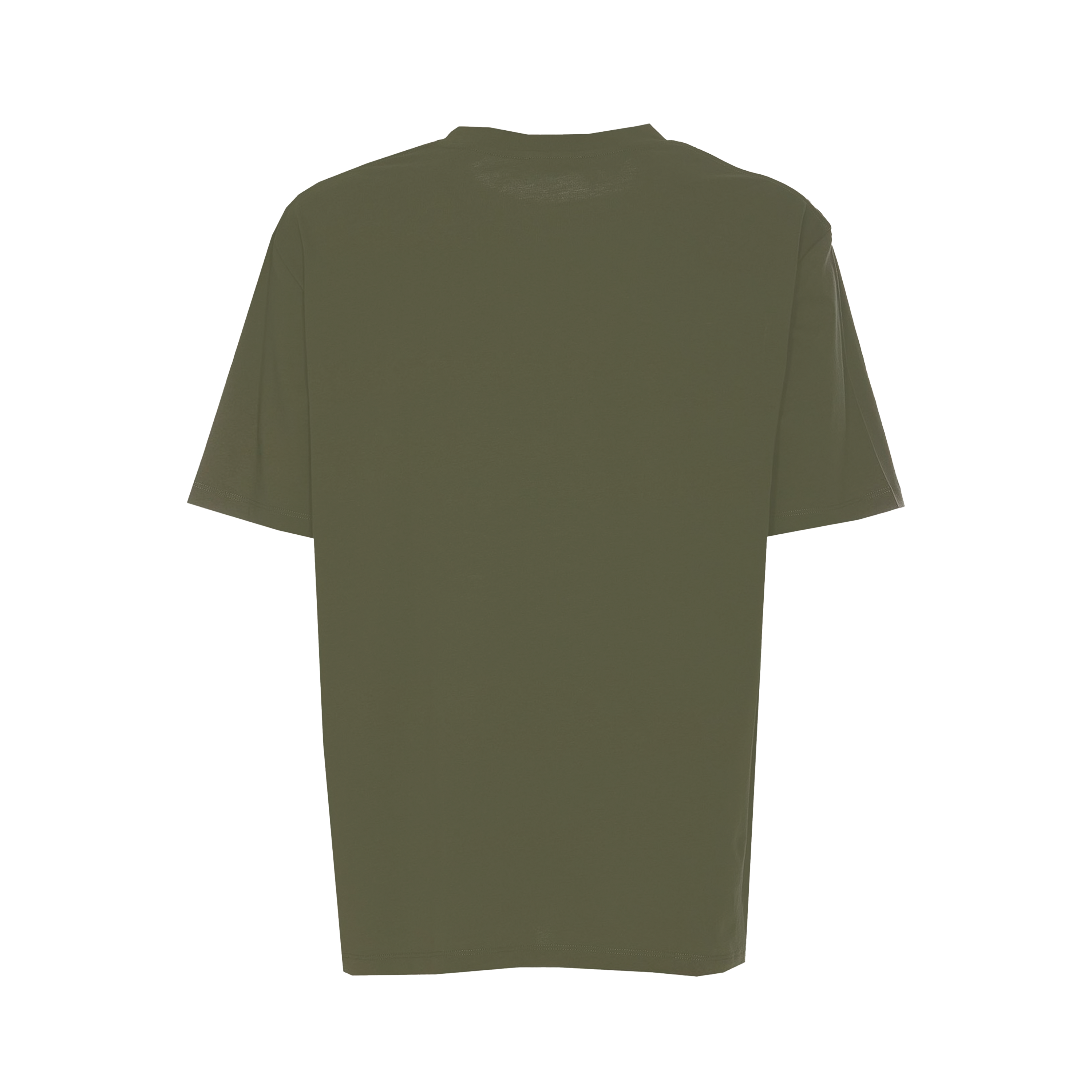 Camiseta Verde Balmain Coin Flock