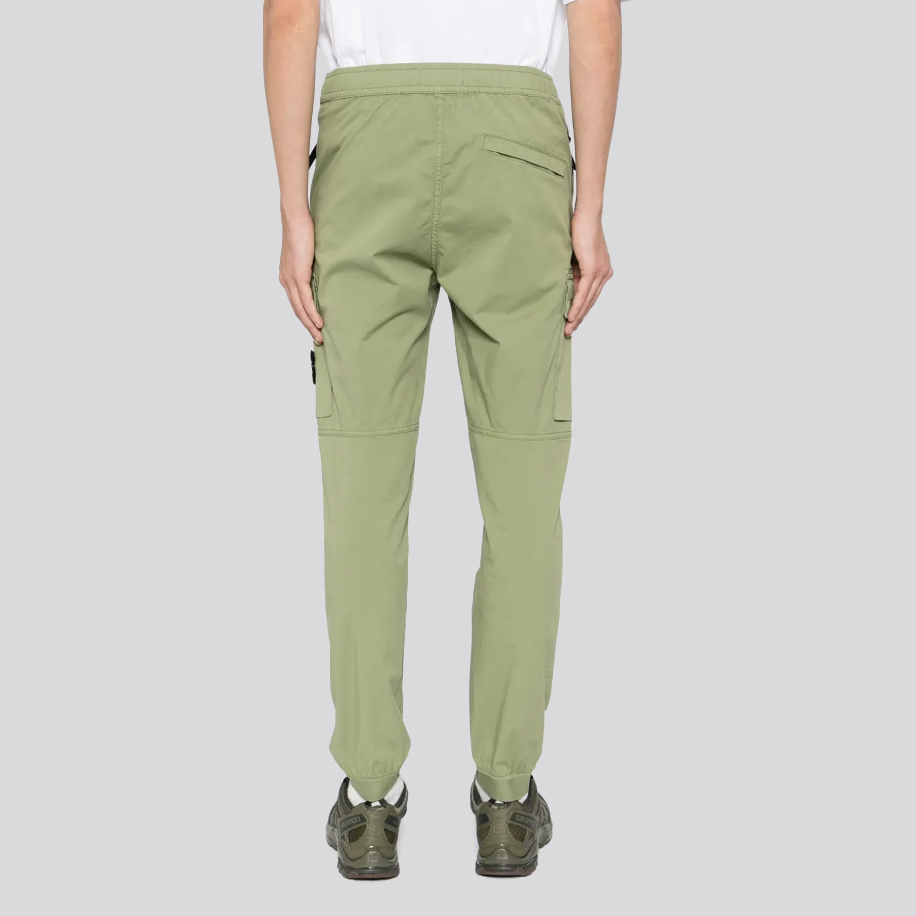 Pantalón Verde Oliva Stone Island Double Pocket