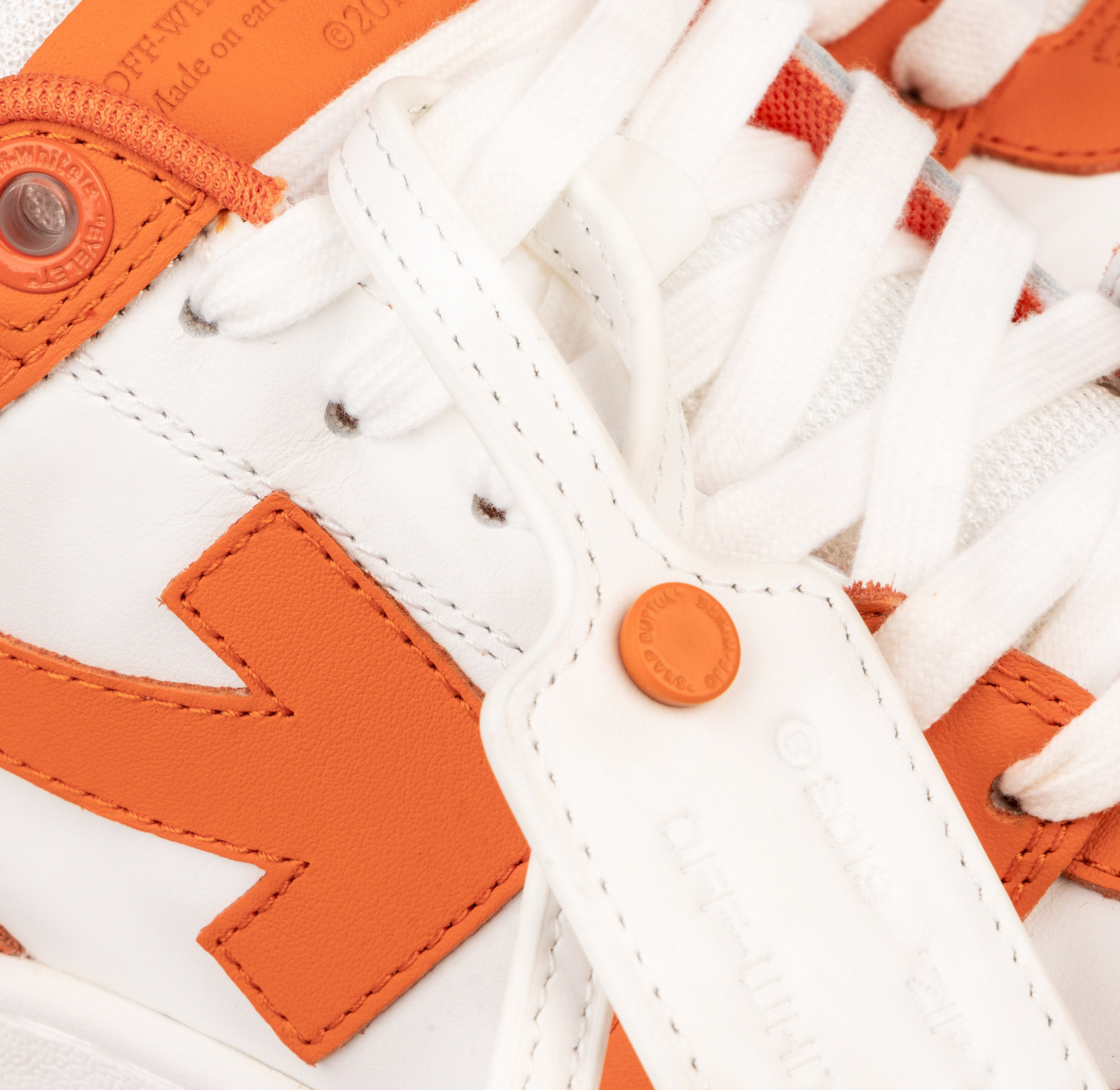 Sneakers Blanco Off-White Naranja "OOO" W