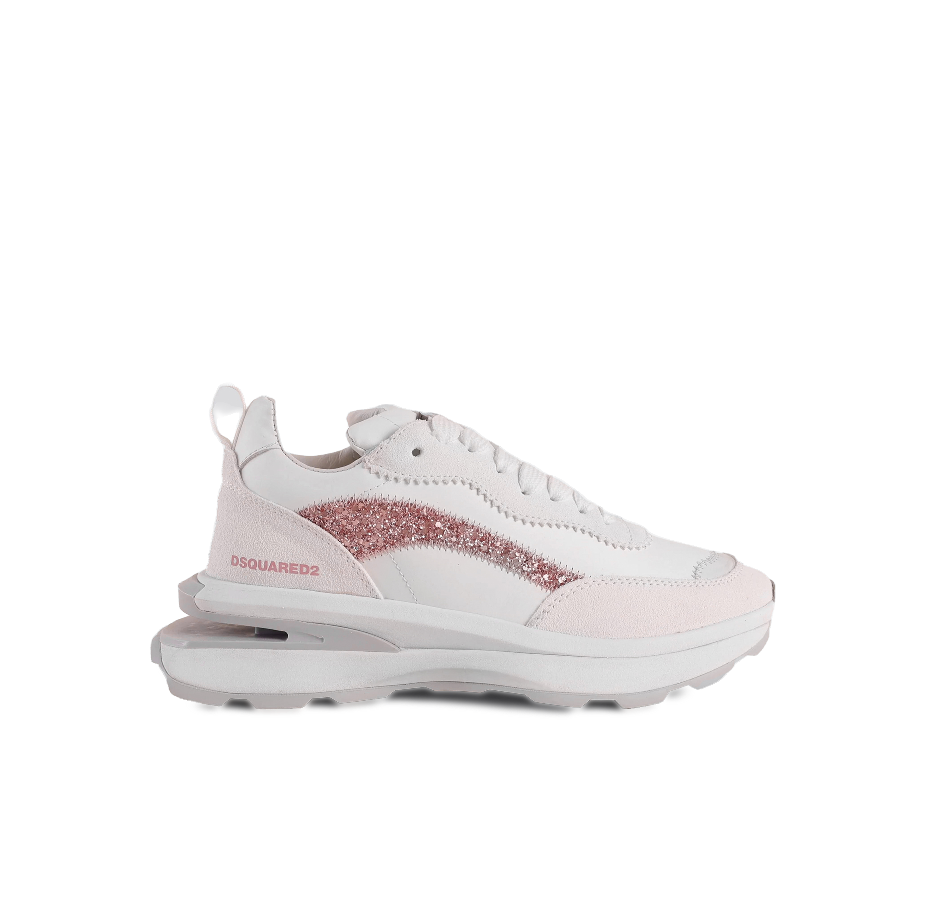 Sneakers Blanco Rosado Dsquared2 Almond