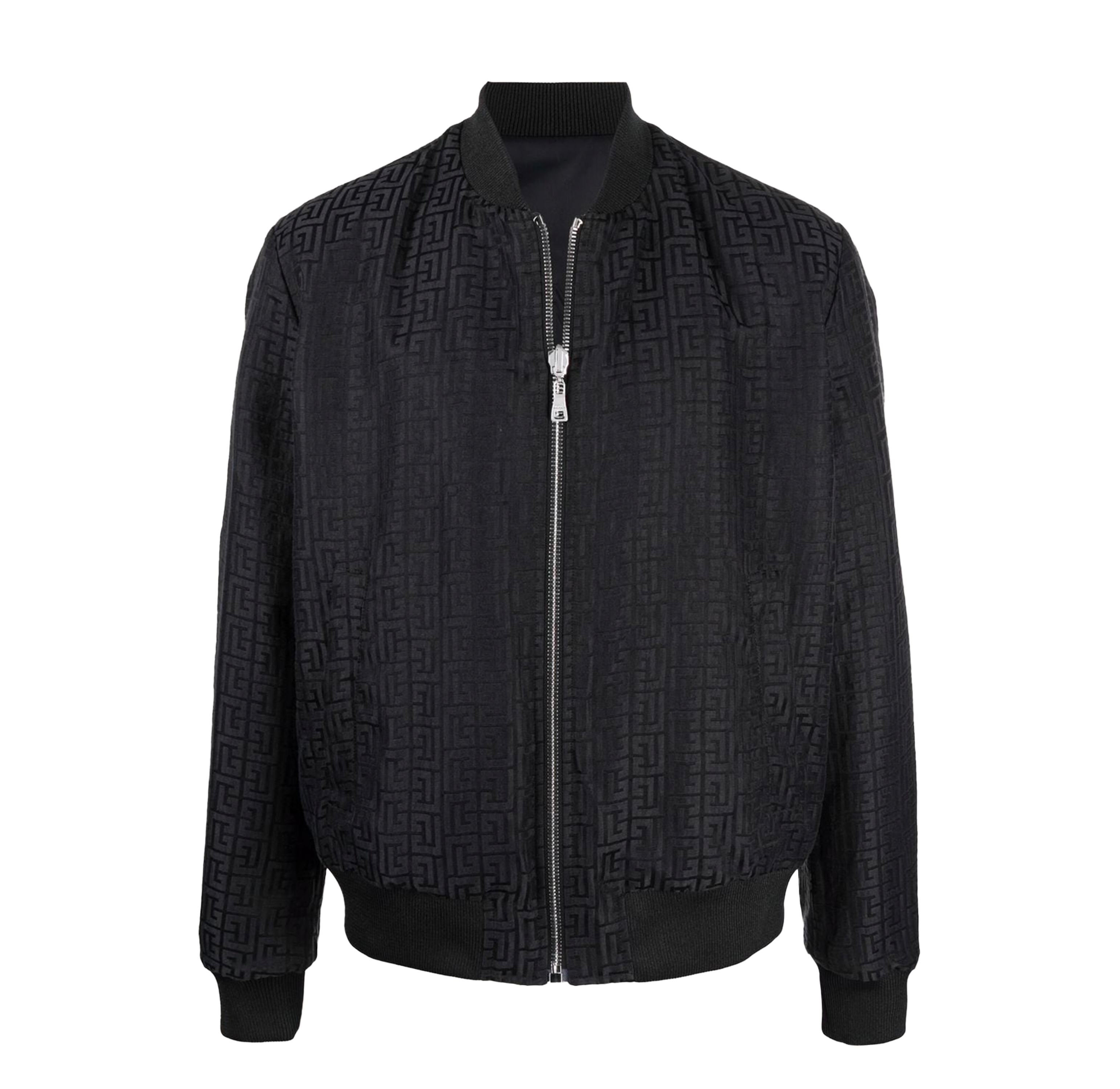 Chaqueta Negro Balmain Logo Reversible