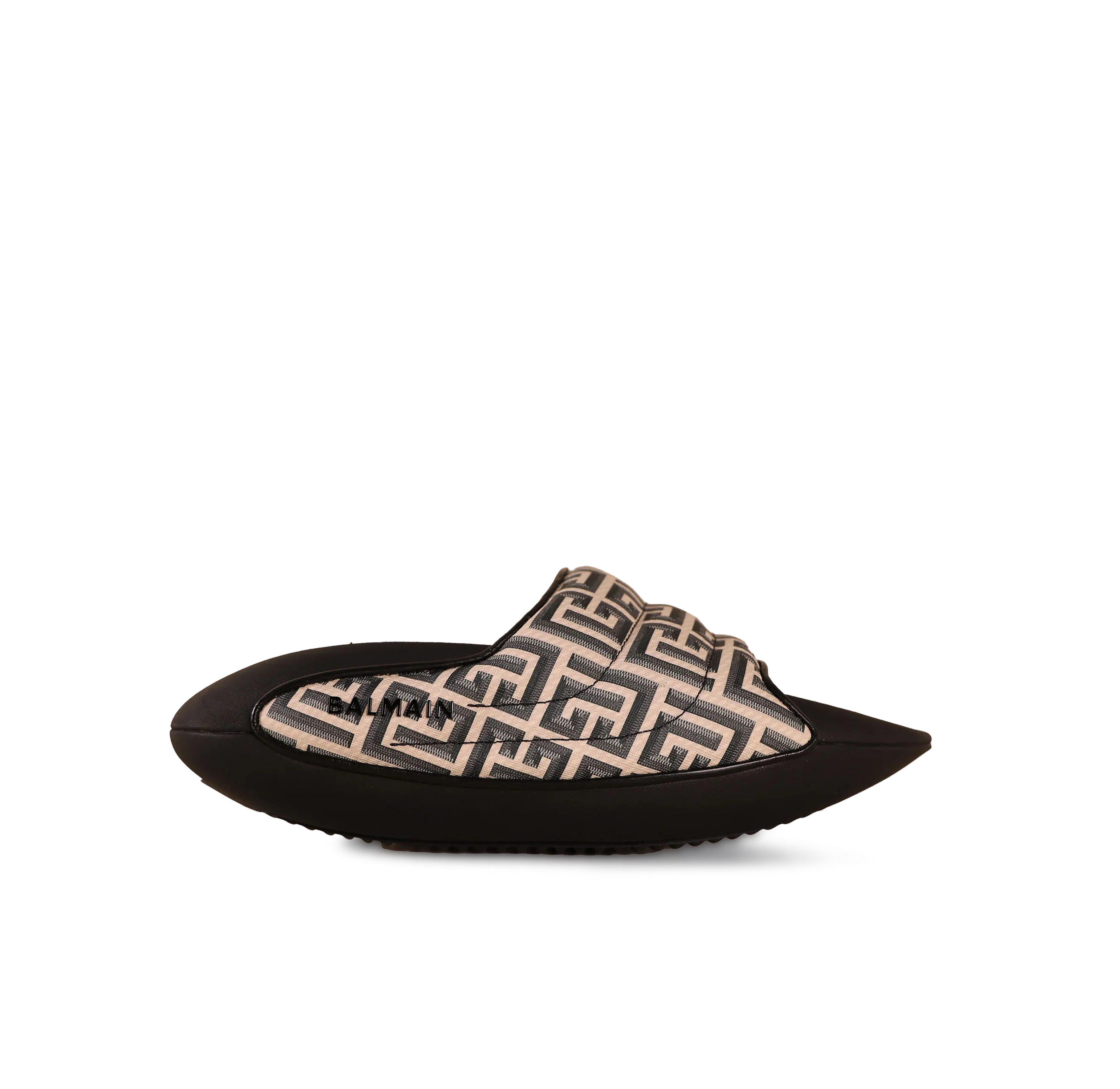 Sandalias Negras Balmain Monogram B-It