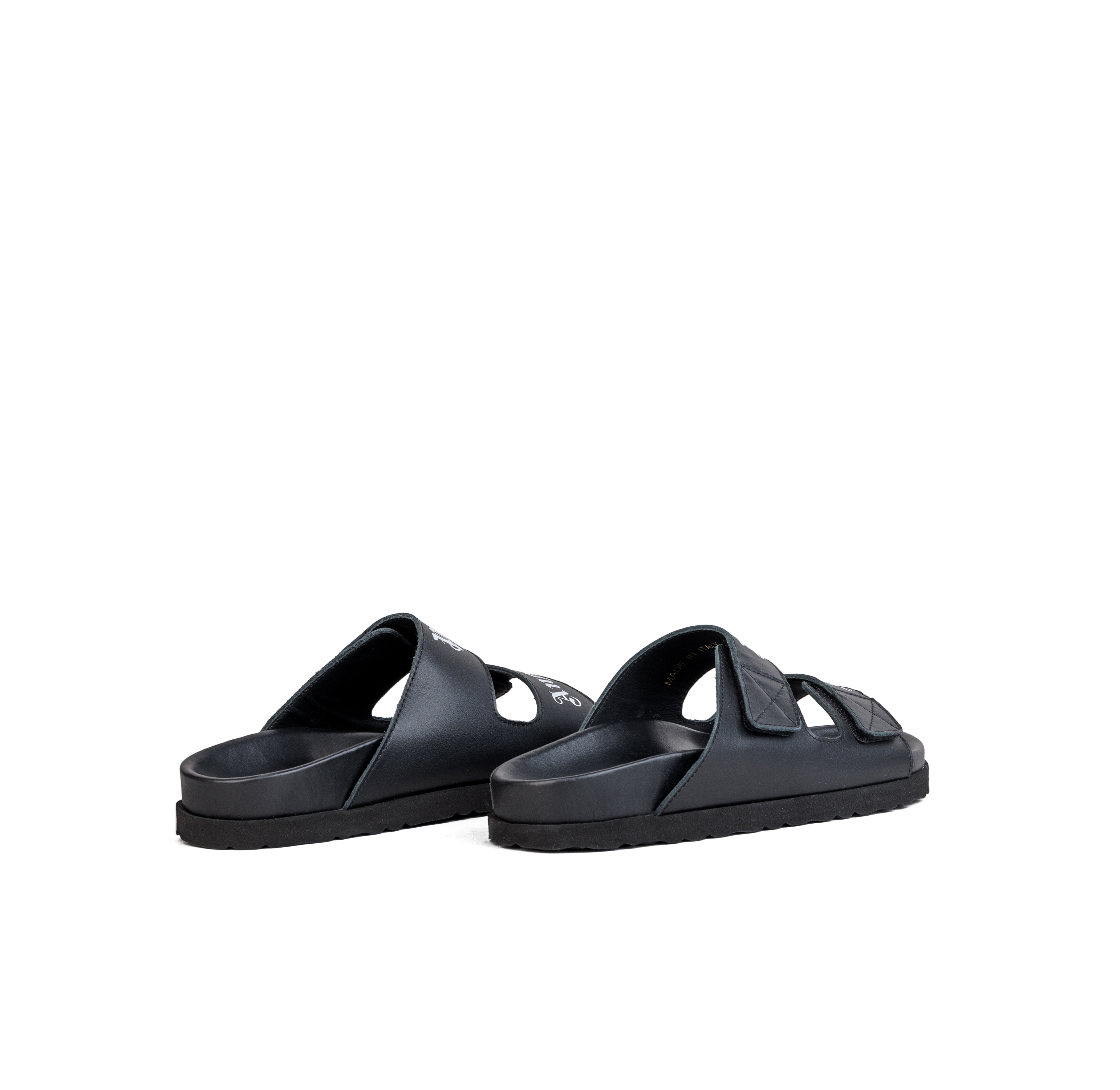 Sandalias Negras de Doble Tira