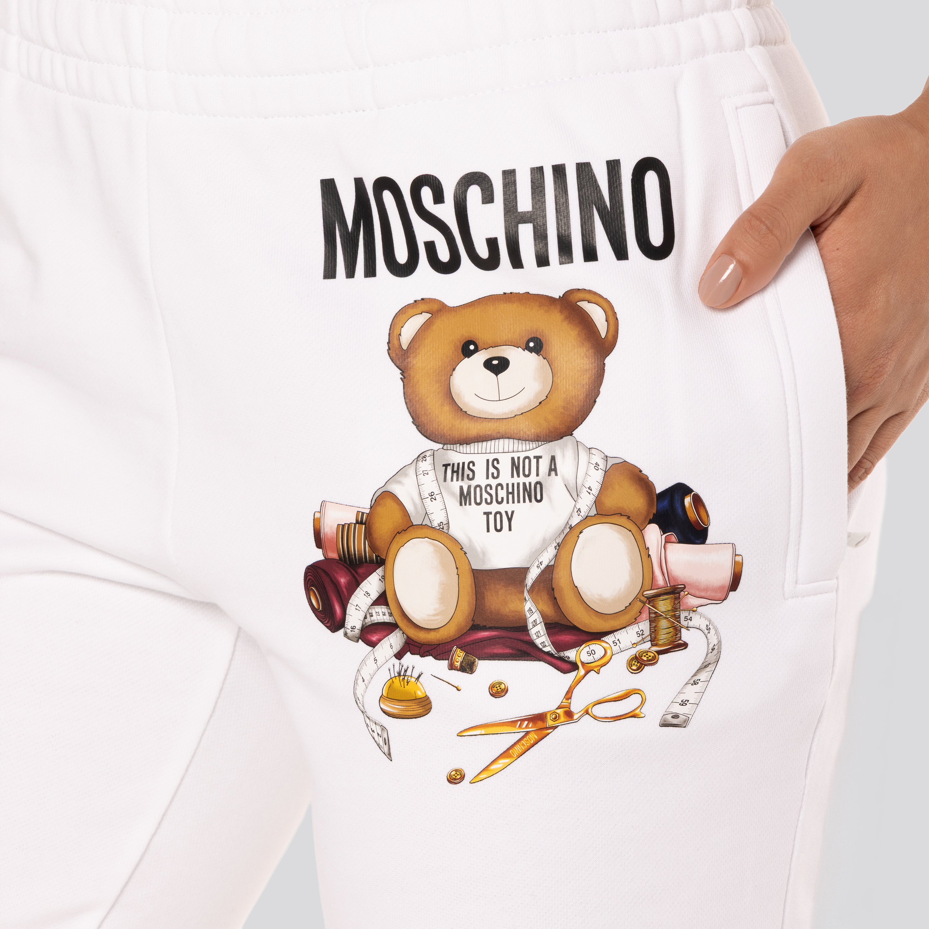 Sudadera Blanca Moschino Taylor