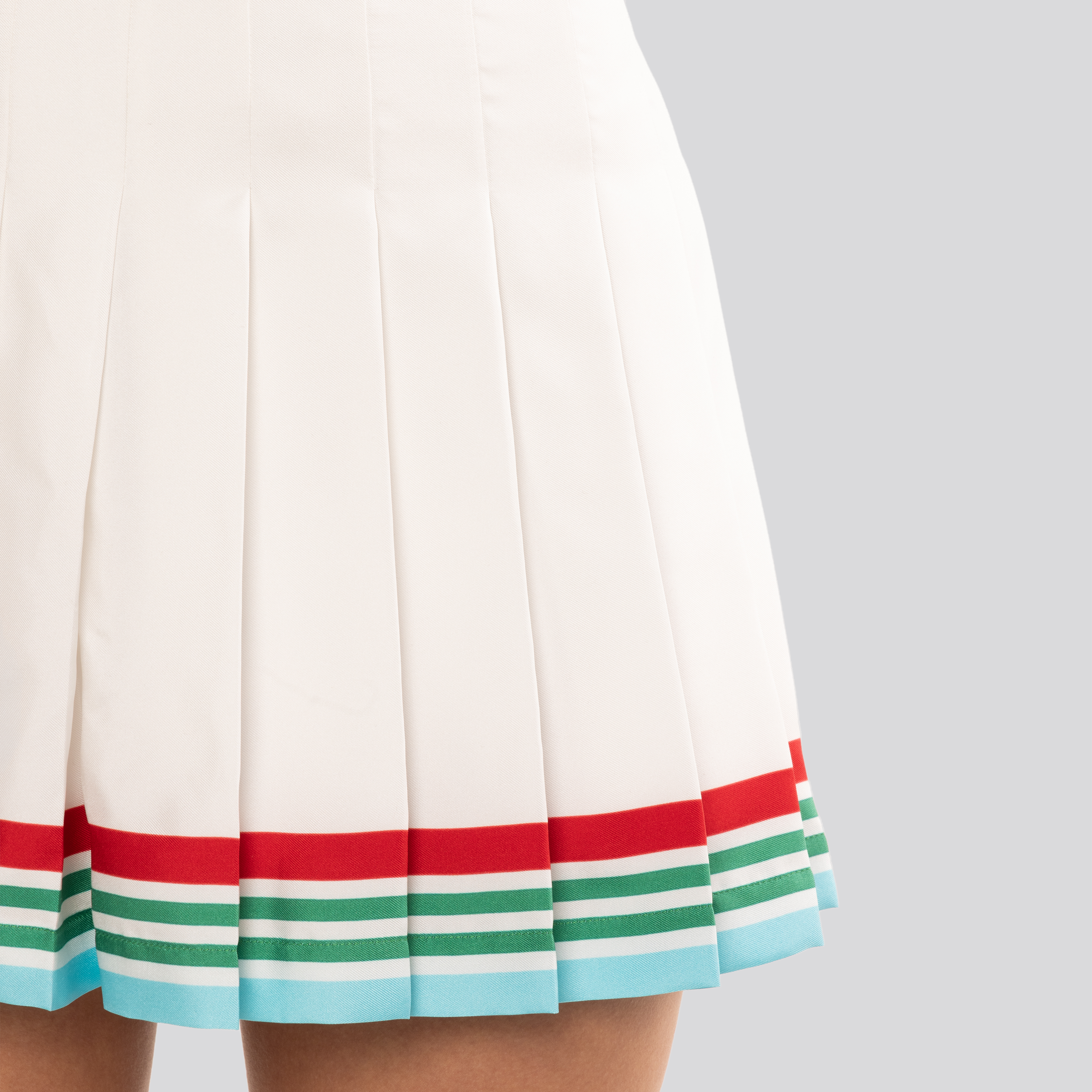Falda Blanca Casablanca Pleat