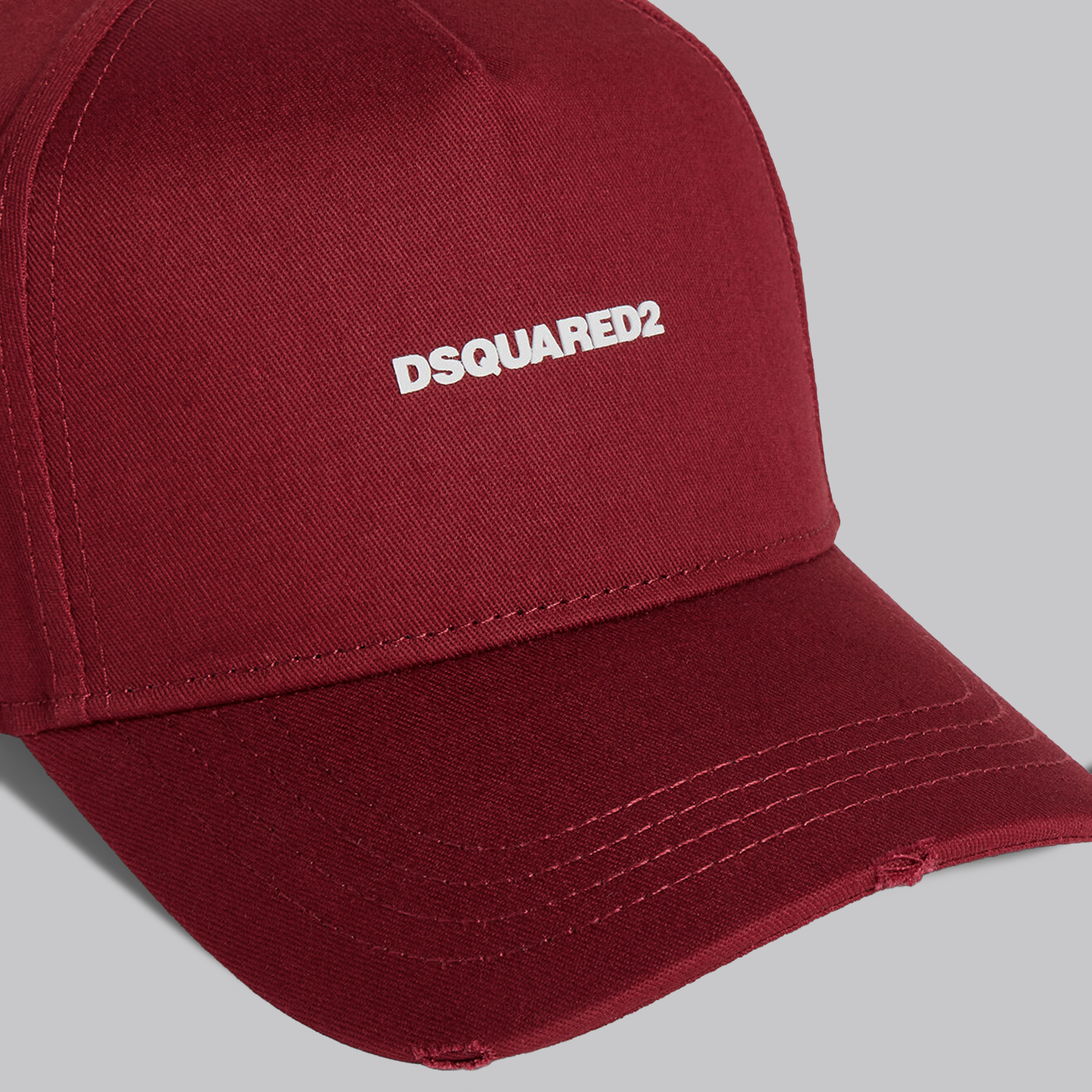 Gorra Rojo Dsquared2 Cap Bordeaux Dsquared Logo Panna