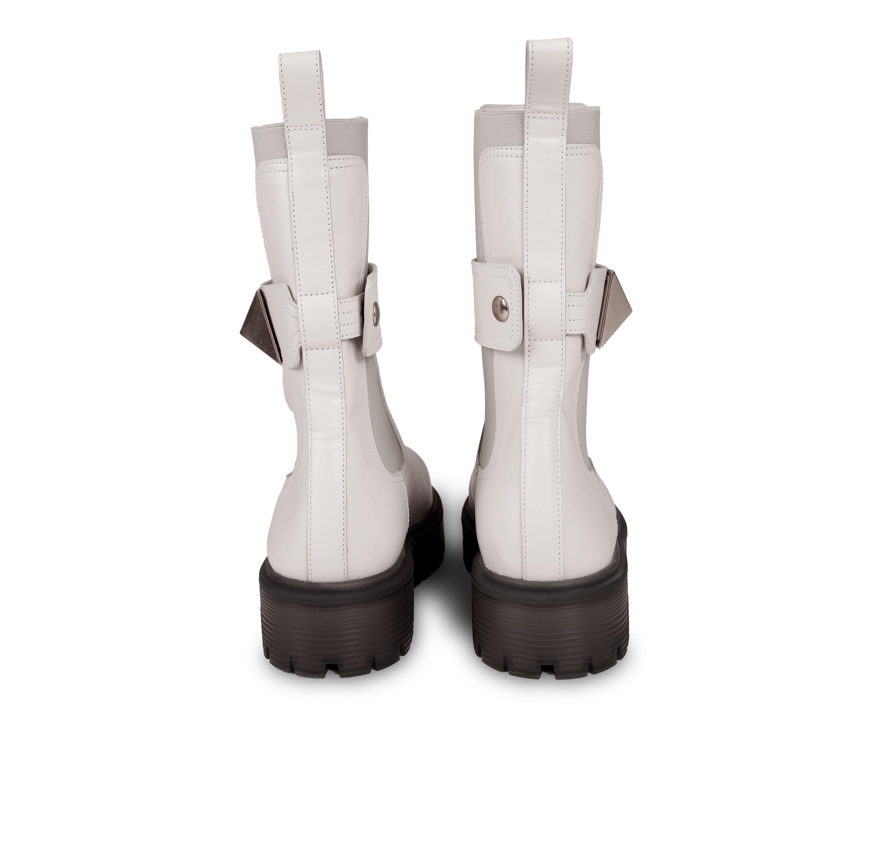 Botas White Valentino Brass Maxi